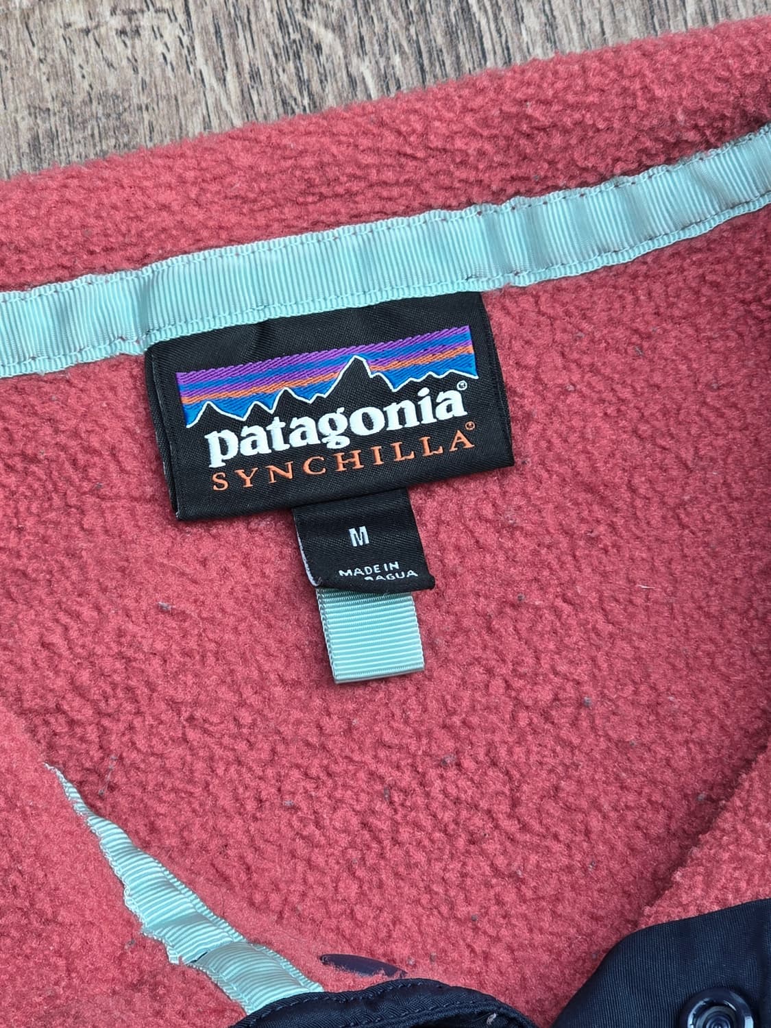 파타고니아 신칠라 스냅티 핑크 네이비 W/M(여성용) 라이트웨이트 상품이미지3