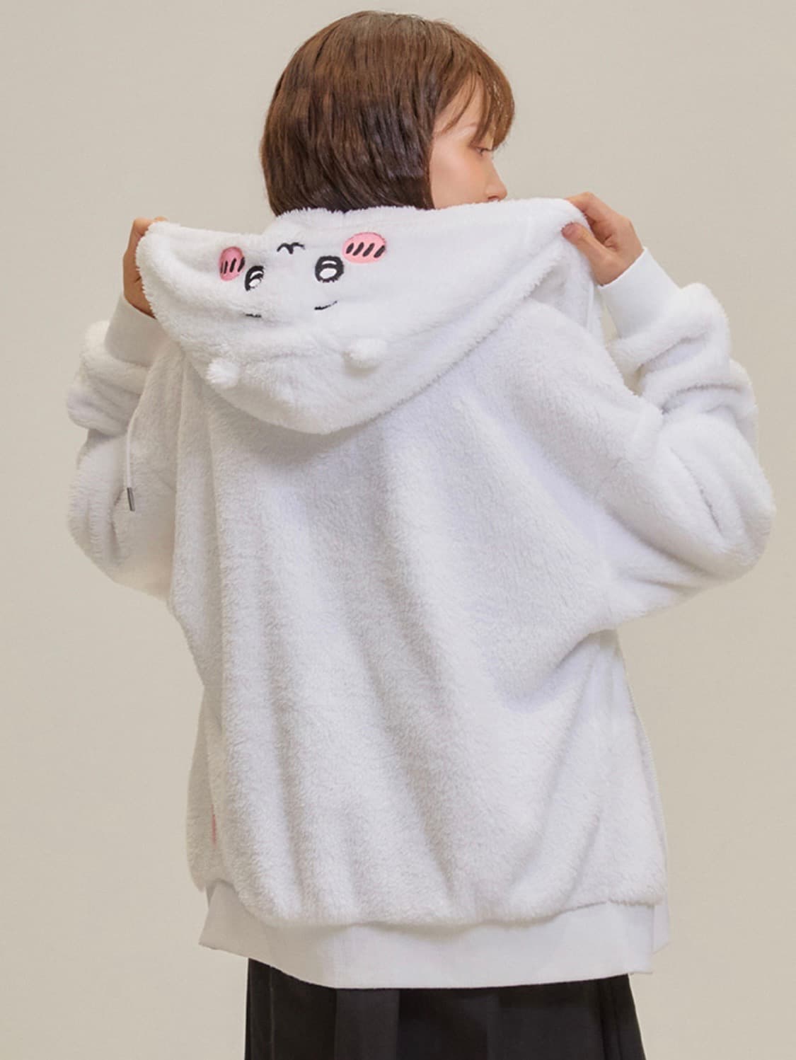 먼작귀 치이카와 후드집업 상품이미지2