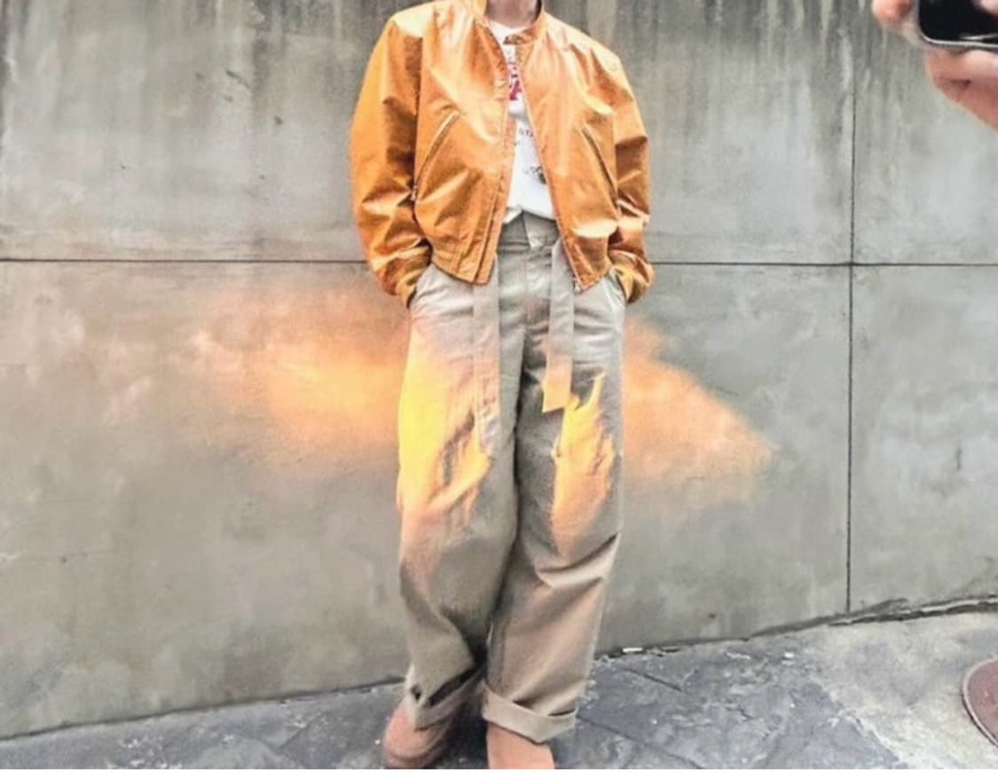 렉토/ Greige cotton worker pants/L 상품이미지1