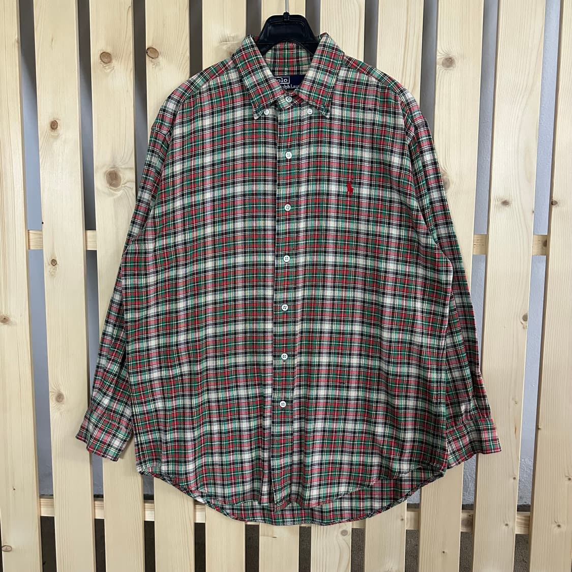 (M~L) 폴로 랄프로렌 체크셔츠 상품이미지1