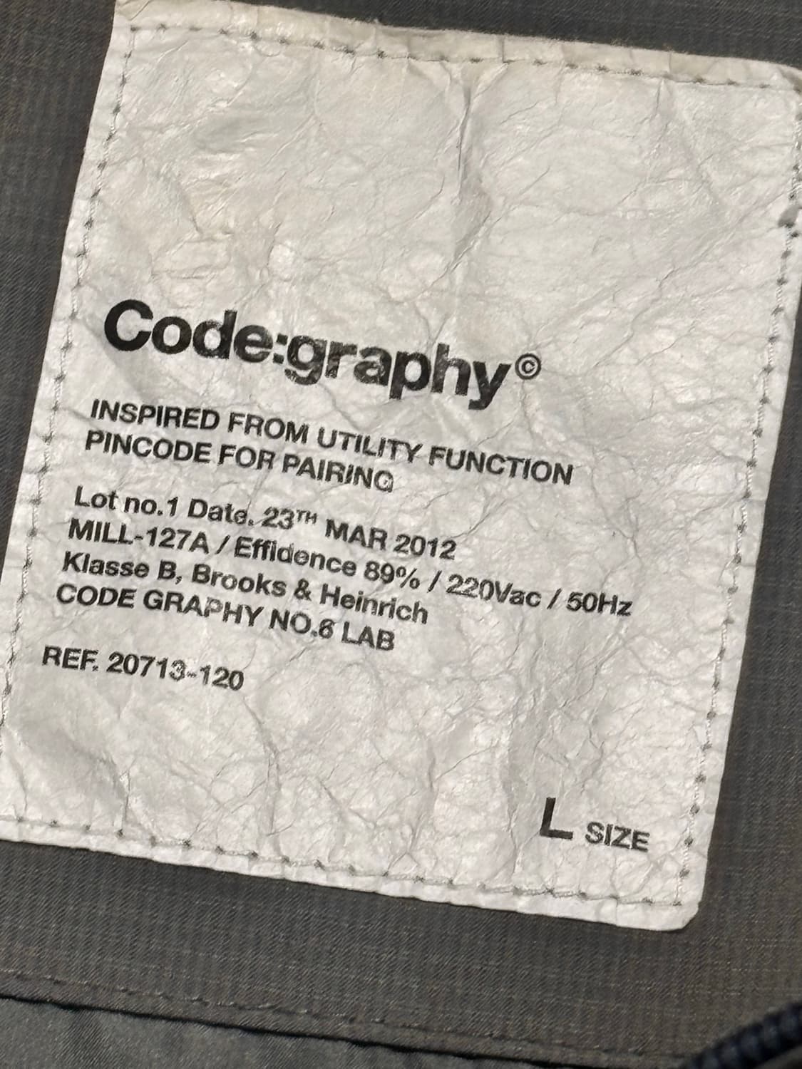 코드그라피 바람막이 상품이미지3