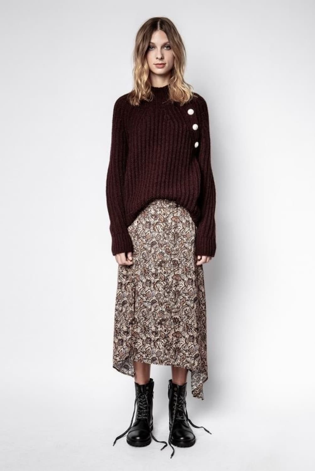 Zadig&voltaire jowdy satin skirt 상품이미지1