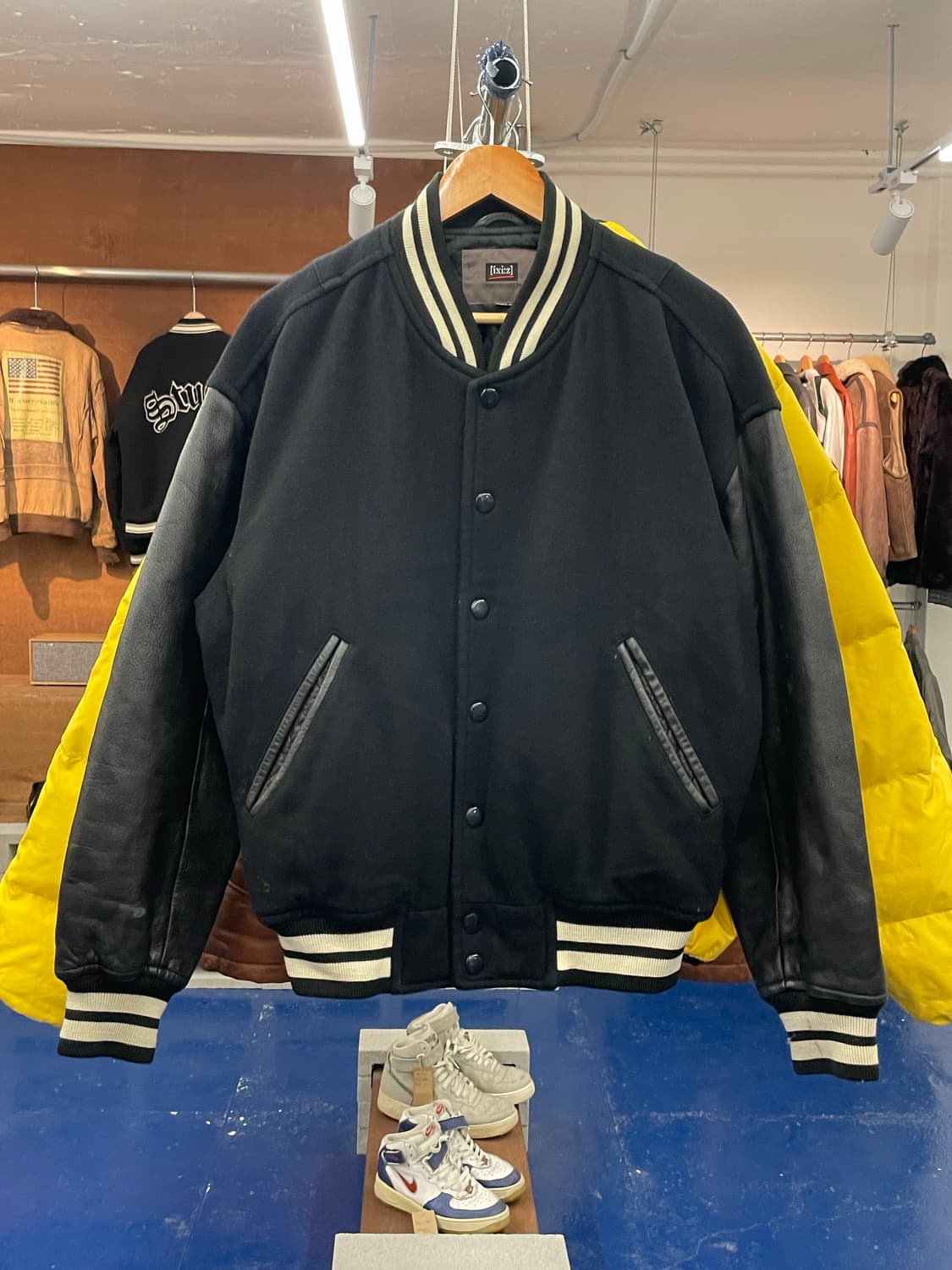 ixiz japanese 소가죽 바시티 자켓 상품이미지5