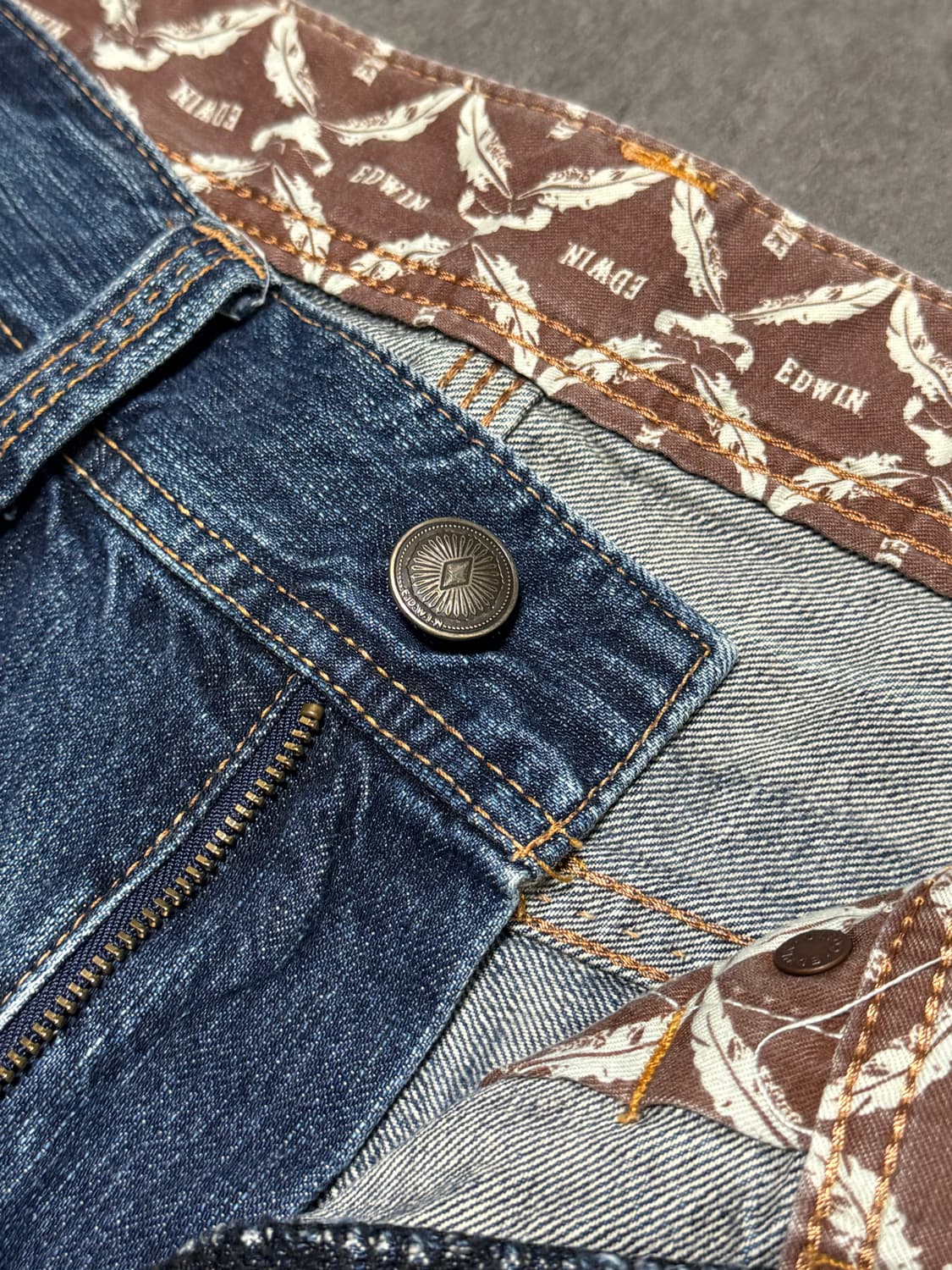 에드윈 XV 웨스턴 데님 반바지 상품이미지3