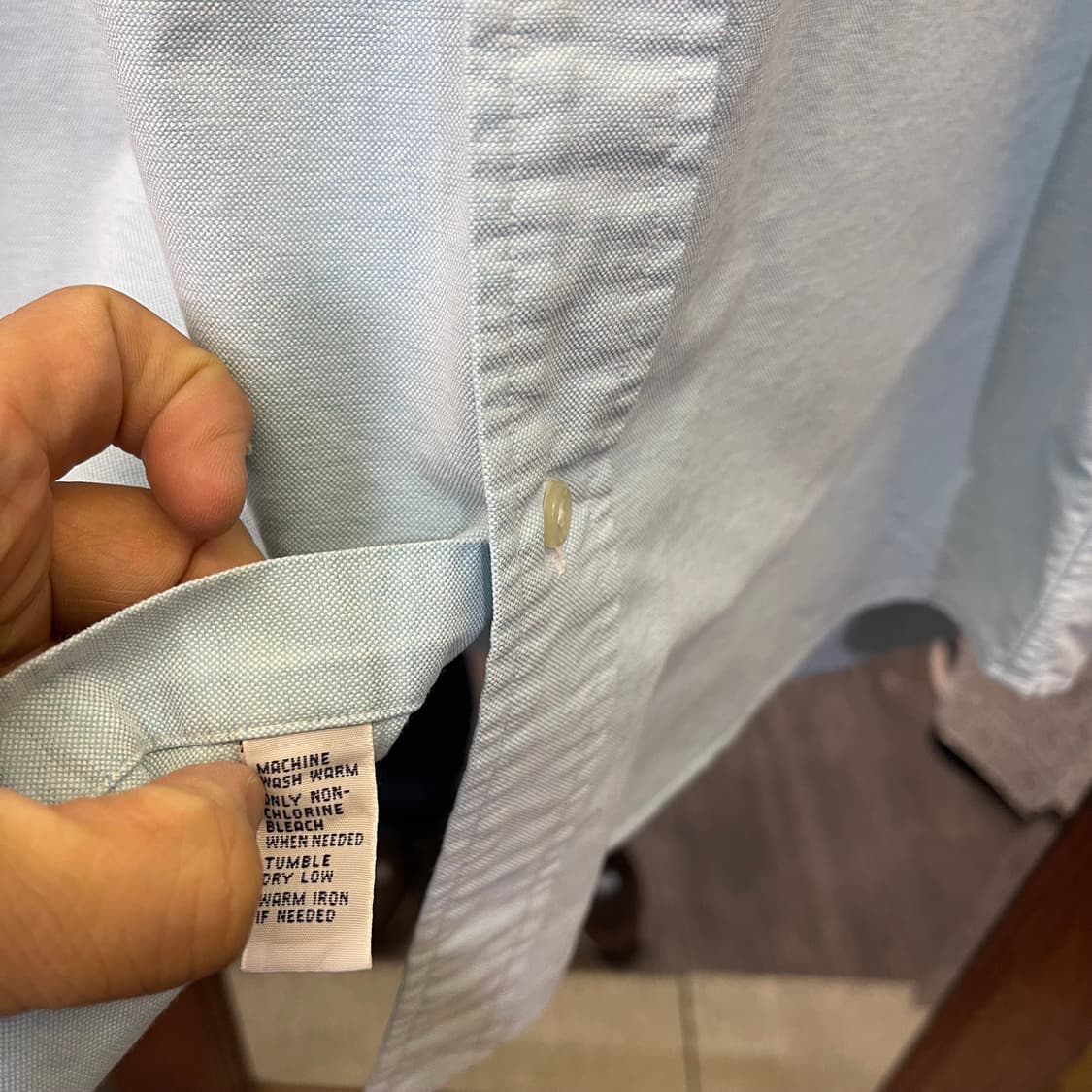 폴로 코튼 셔츠 커스텀핏 상품이미지4