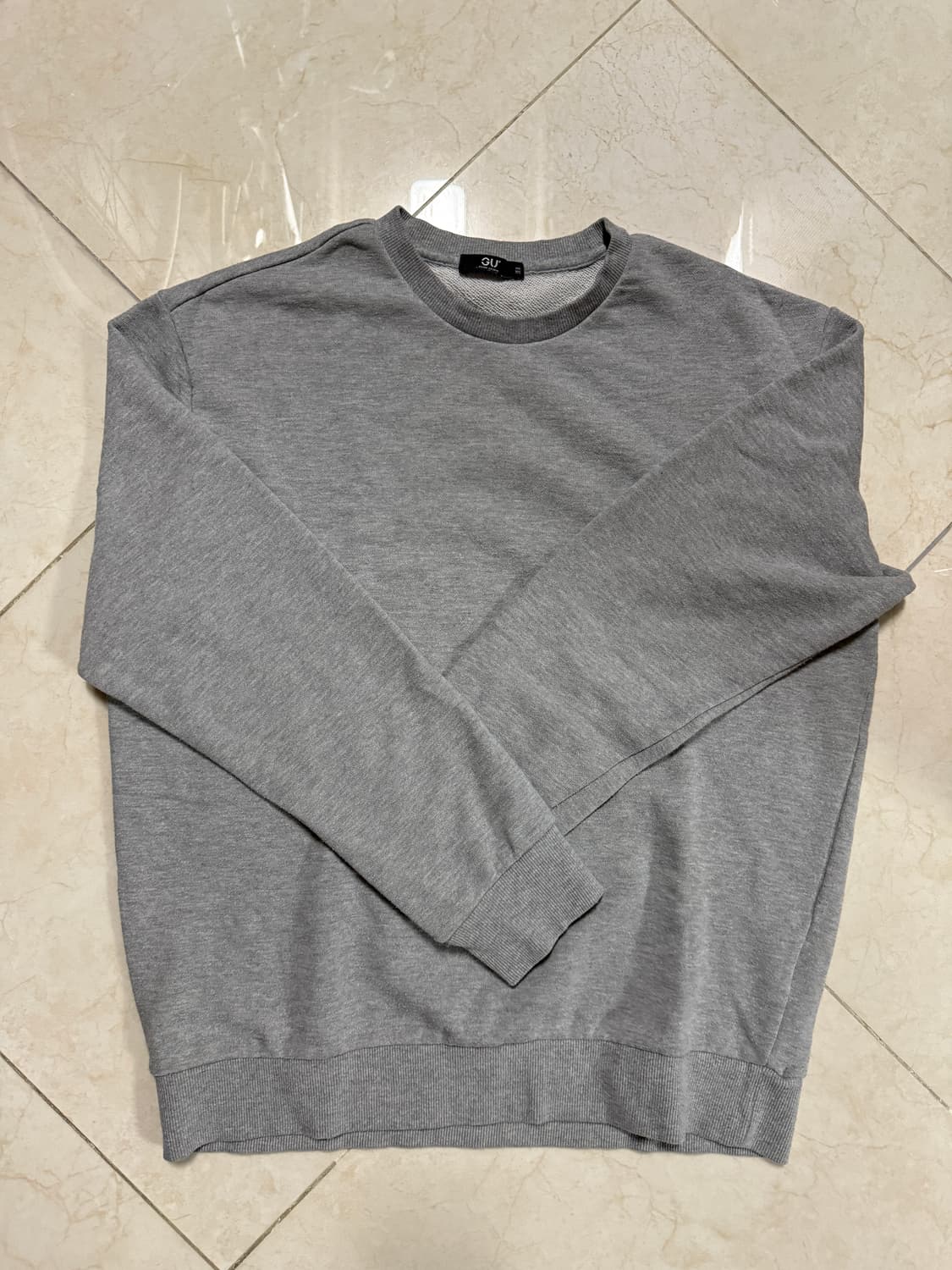 GU 그레이 맨투맨 105 상품이미지1