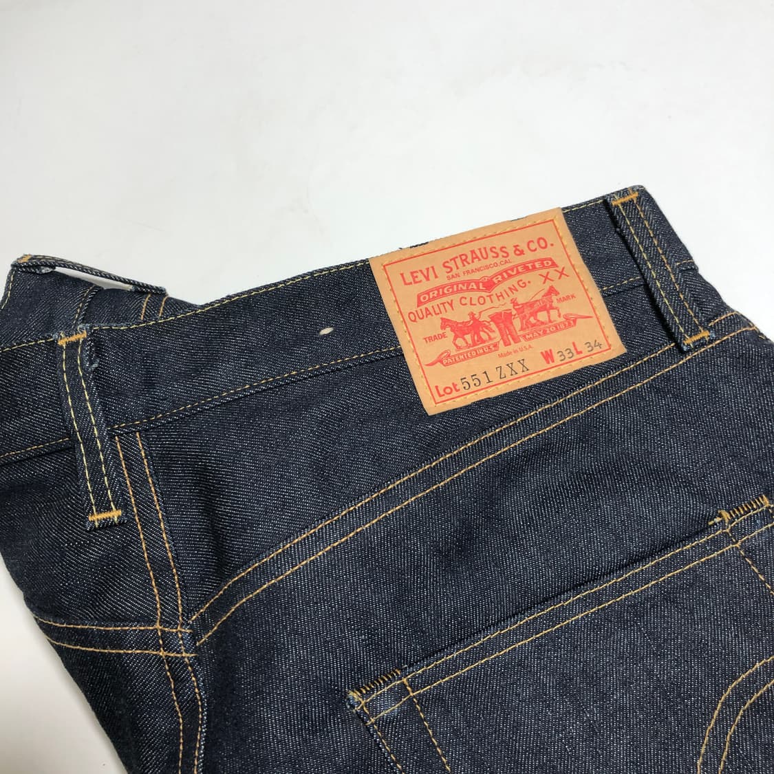 리바이스 551 ZXX USA made 데님팬츠 33 상품이미지2