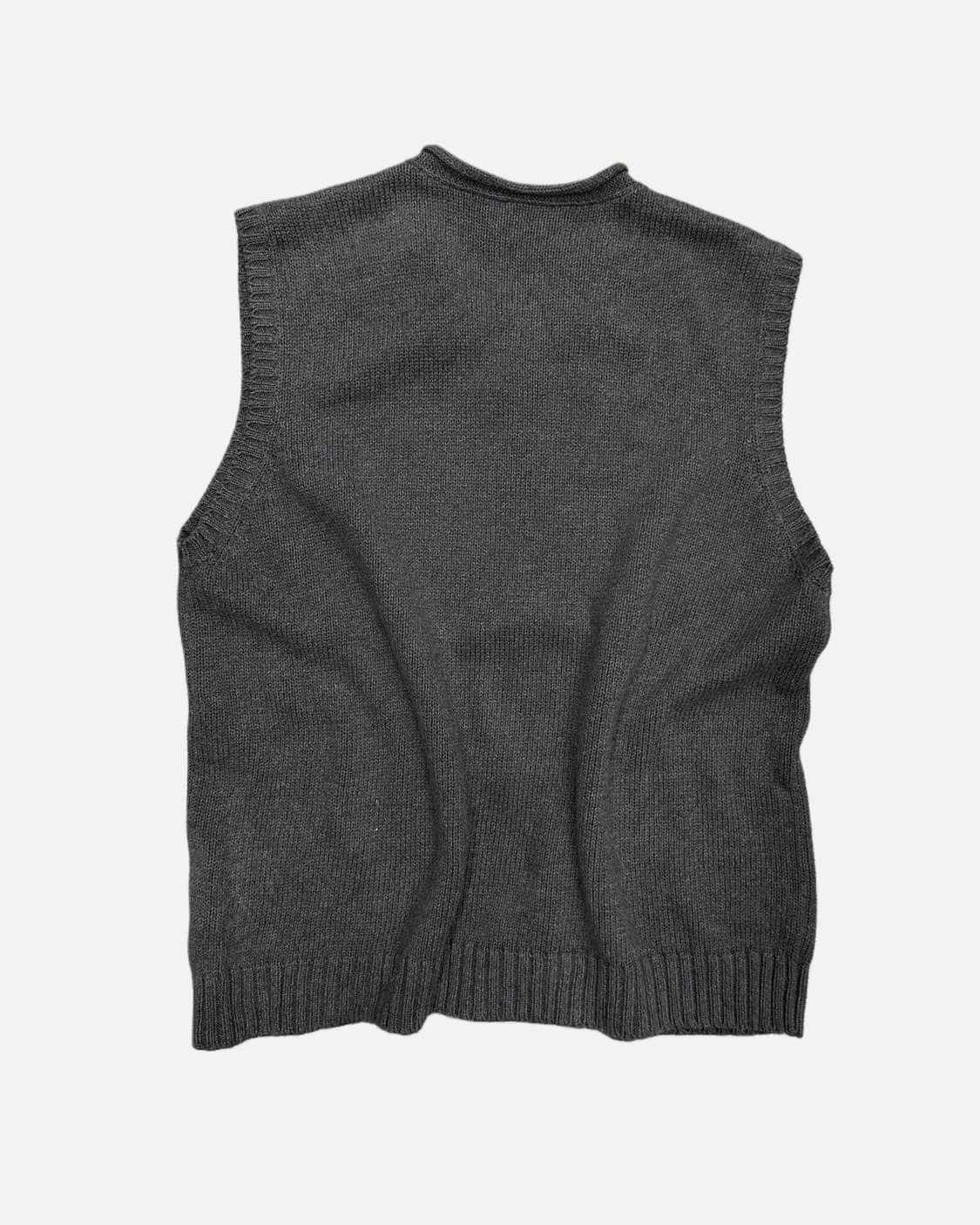 J.CREW grey v-neck knit vest 상품이미지4