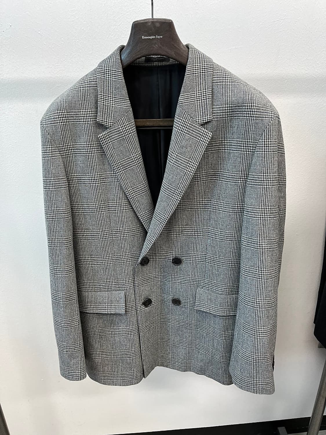 100) 질스튜어트 글렌체크 더블자켓  상품이미지2