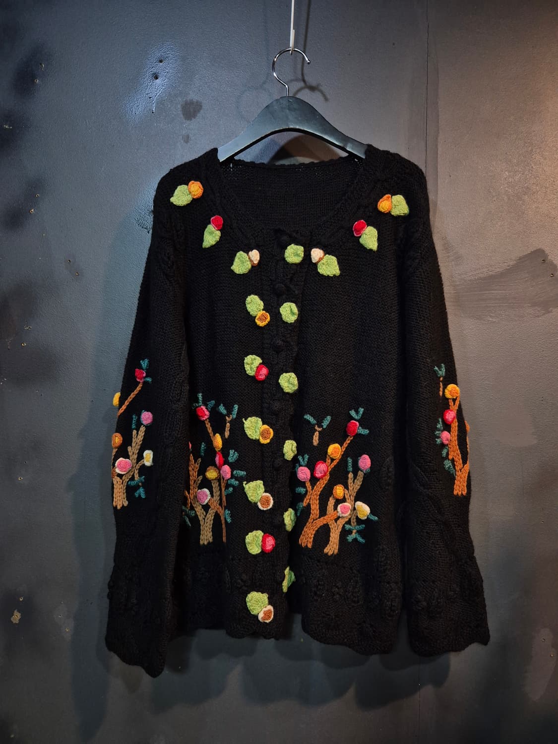 자수 가디건 77 88 상품이미지1