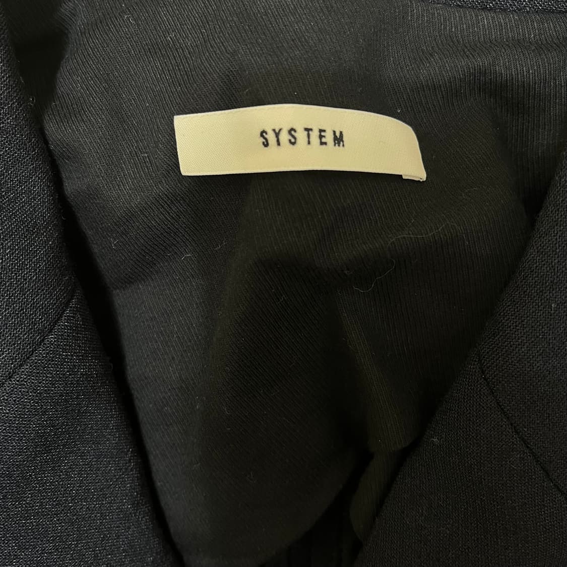 한섬 SYSTEM 여성 모직 더블 정장 블레이저 자켓 82-94-160 상품이미지3