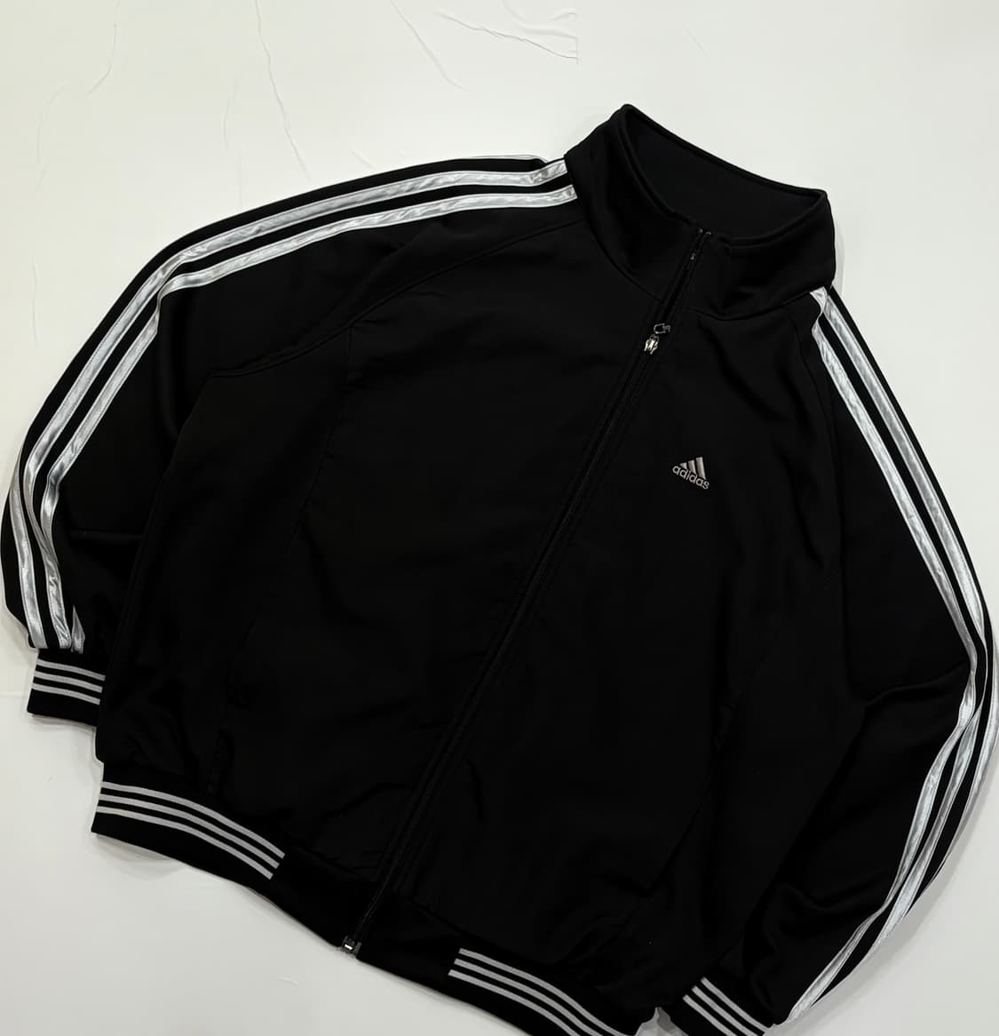 adidas 아디다스 빈티지 대장급 실버 빅로고 져지 상품이미지3