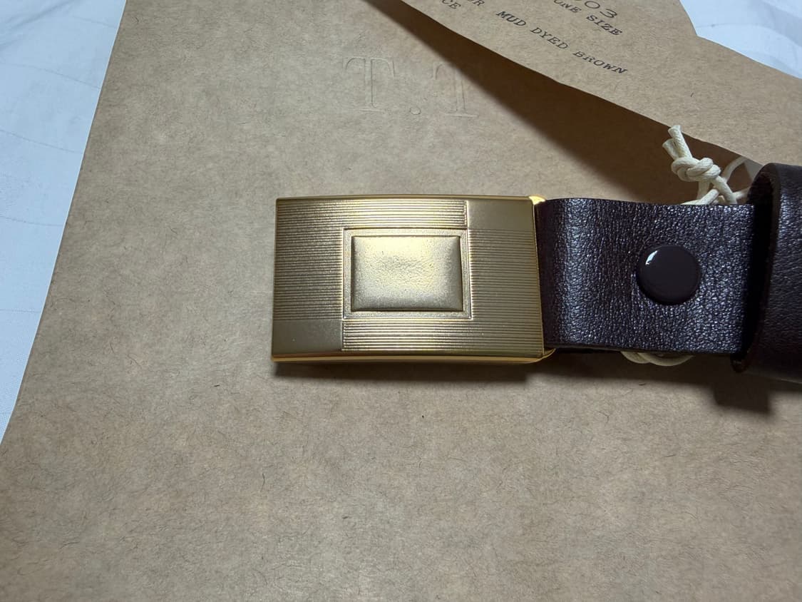 타이가 타카하시 히콕 벨트 머드브라운 lot 003 상품이미지3