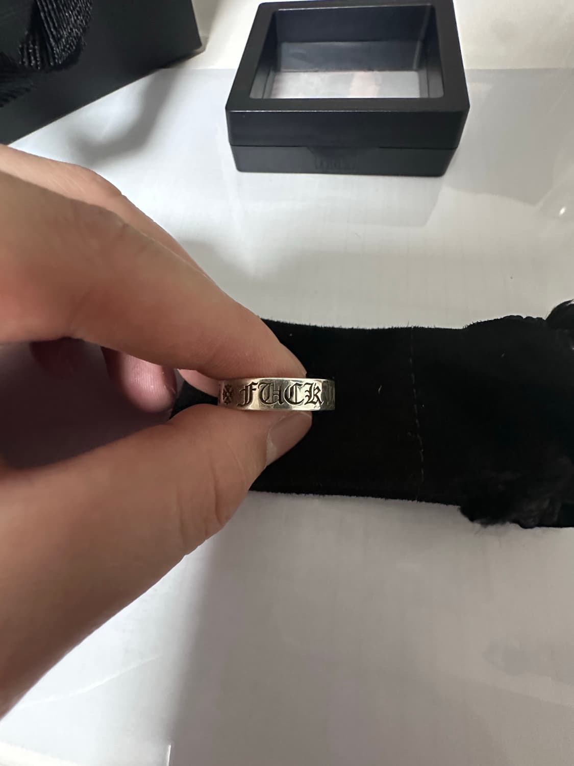 크롬하츠 퍽유링 us 6.5 신강구매 상품이미지3