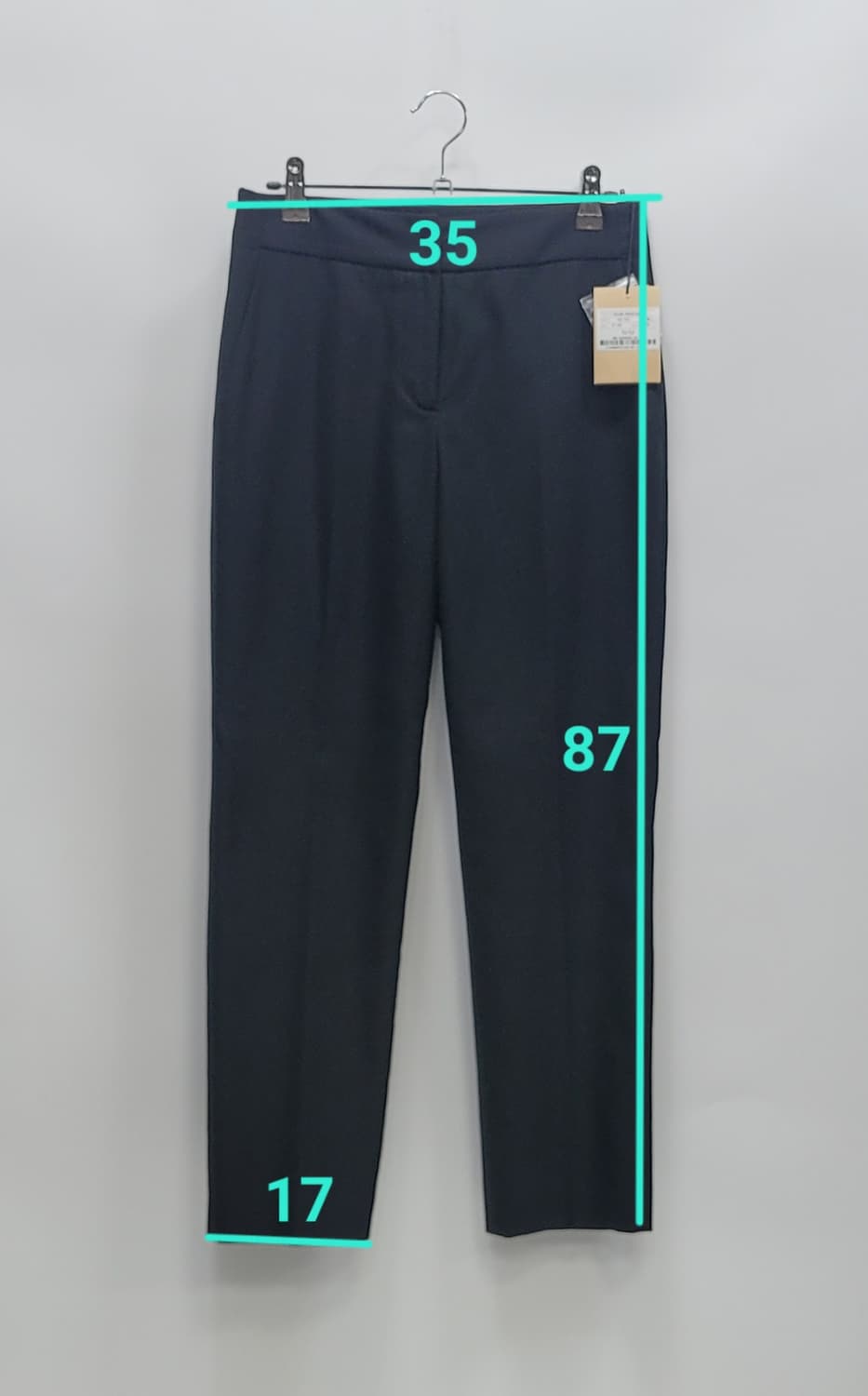 (새상품) SJSJ 한섬 에스제이에스제이 슬랙스 / 여 61-90 블랙
 상품이미지9