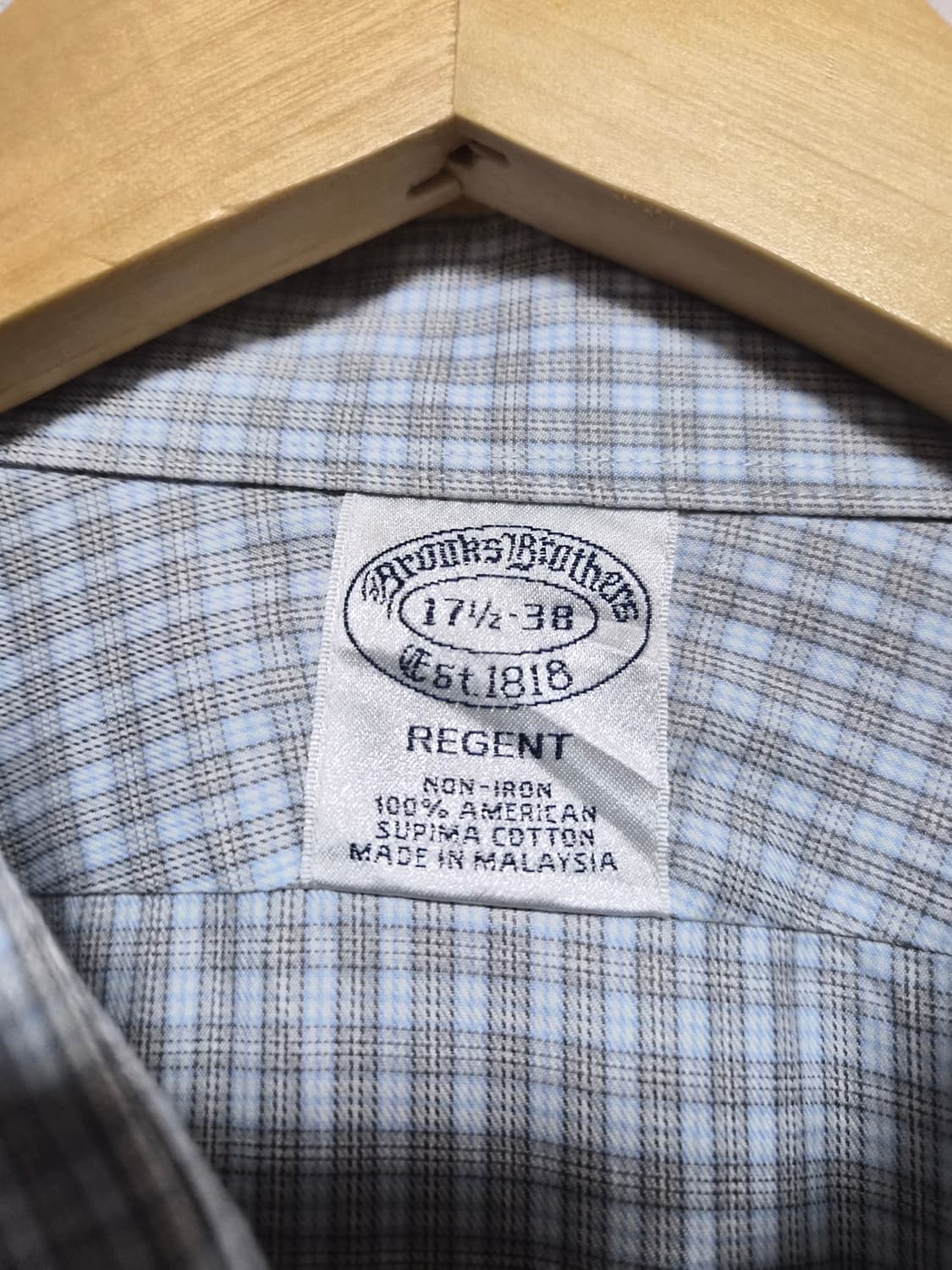 브룩스브라더스 체크 셔츠 2XL사이즈 - S315 상품이미지4