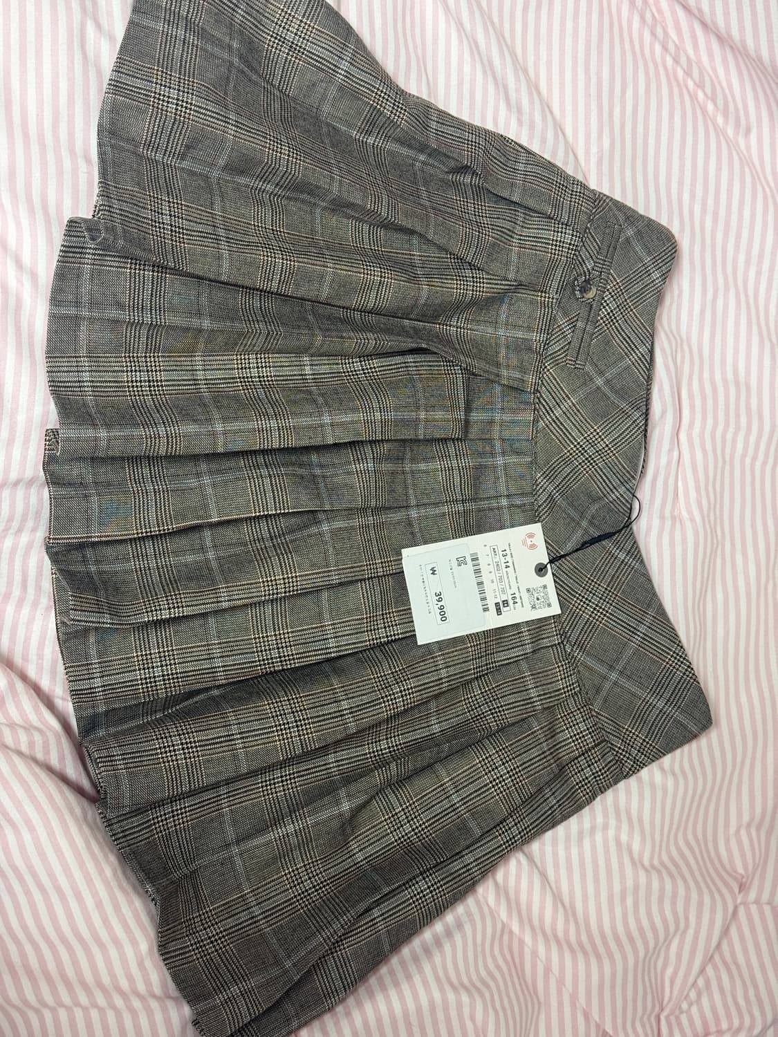 자라 키즈 체크 스커트 상품이미지2