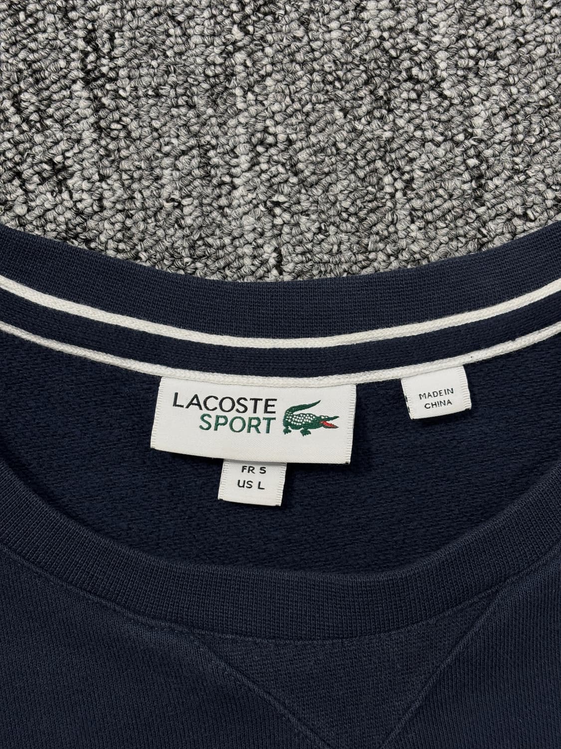 라코스테 네이비 블루 스웻셔츠 상품이미지6