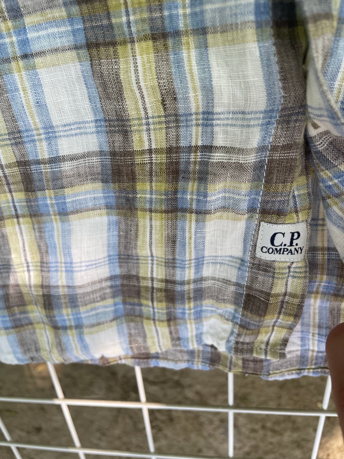 Cp company 린넨 반팔셔츠 상품이미지3