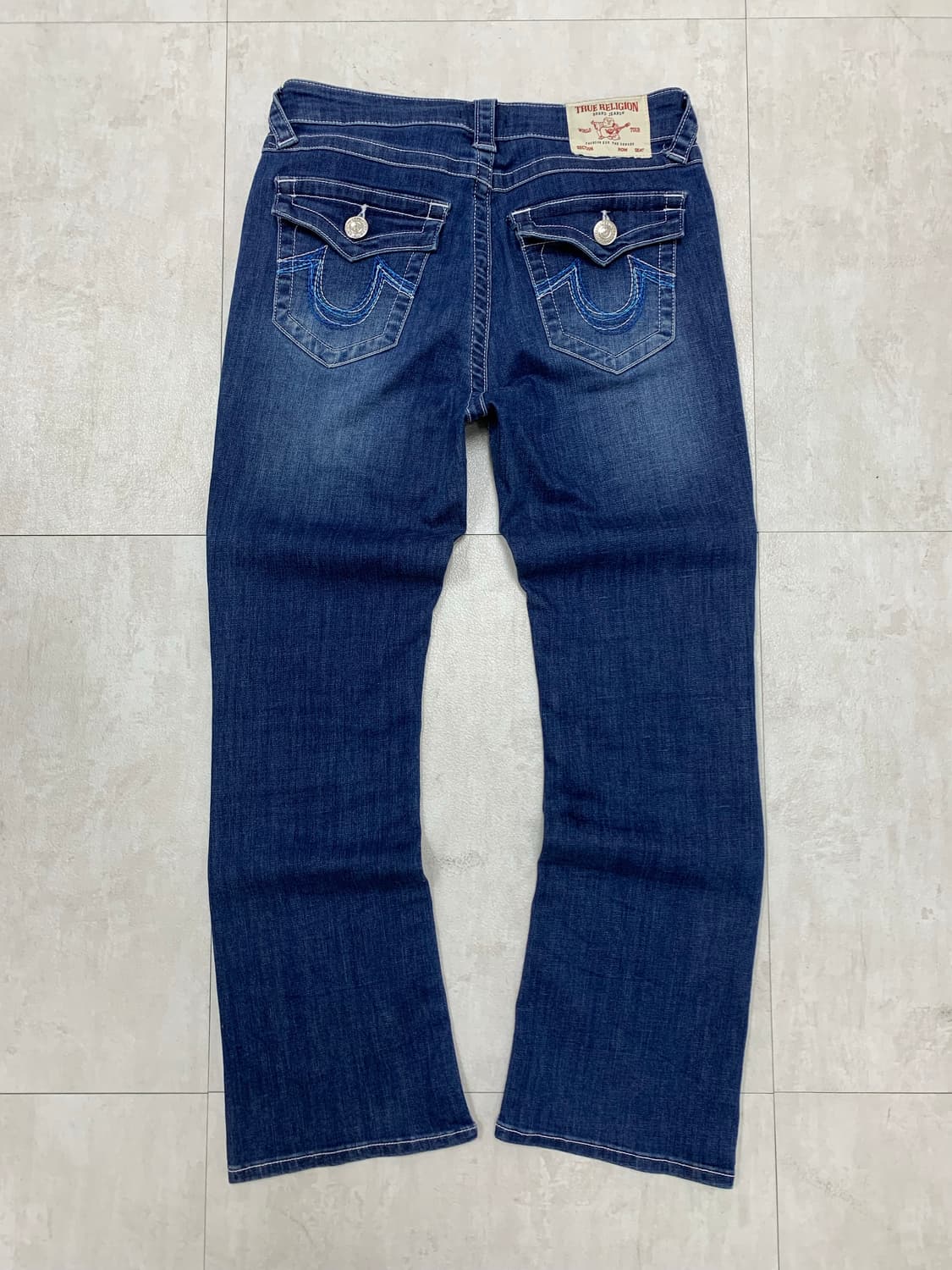 트루릴리전 와이드 부츠컷 데님 팬츠 #653 상품이미지8