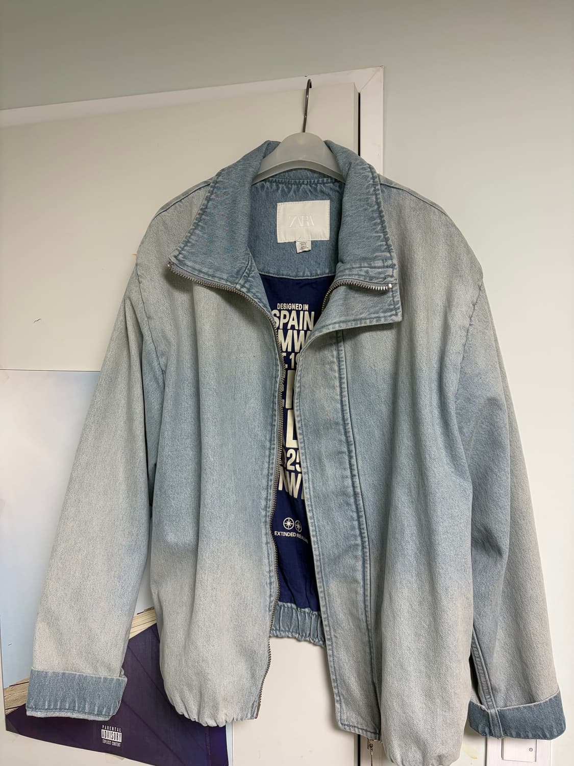 자라 워싱 데님 청자켓 상품이미지2