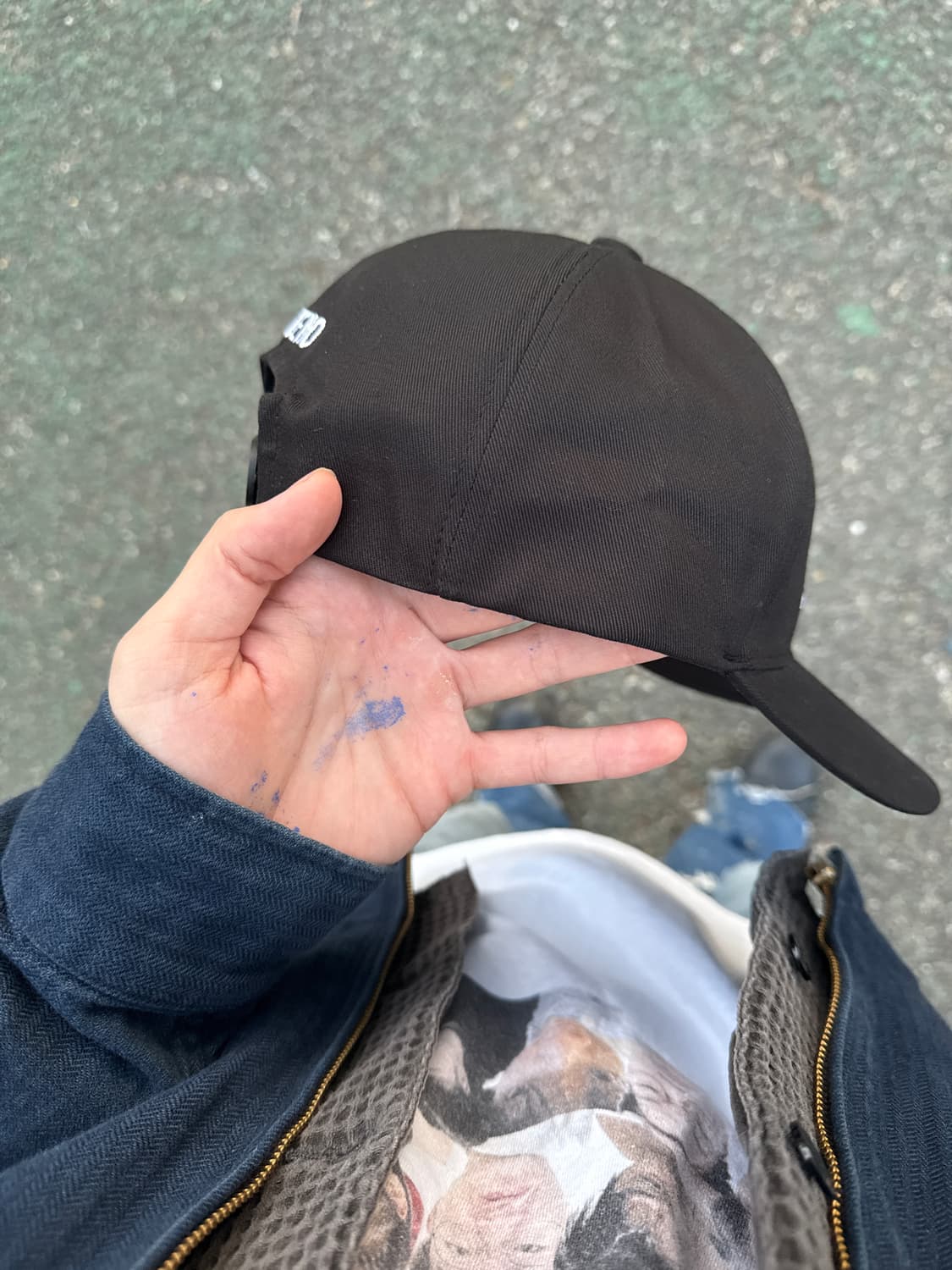 빨간줄 모자 상품이미지2