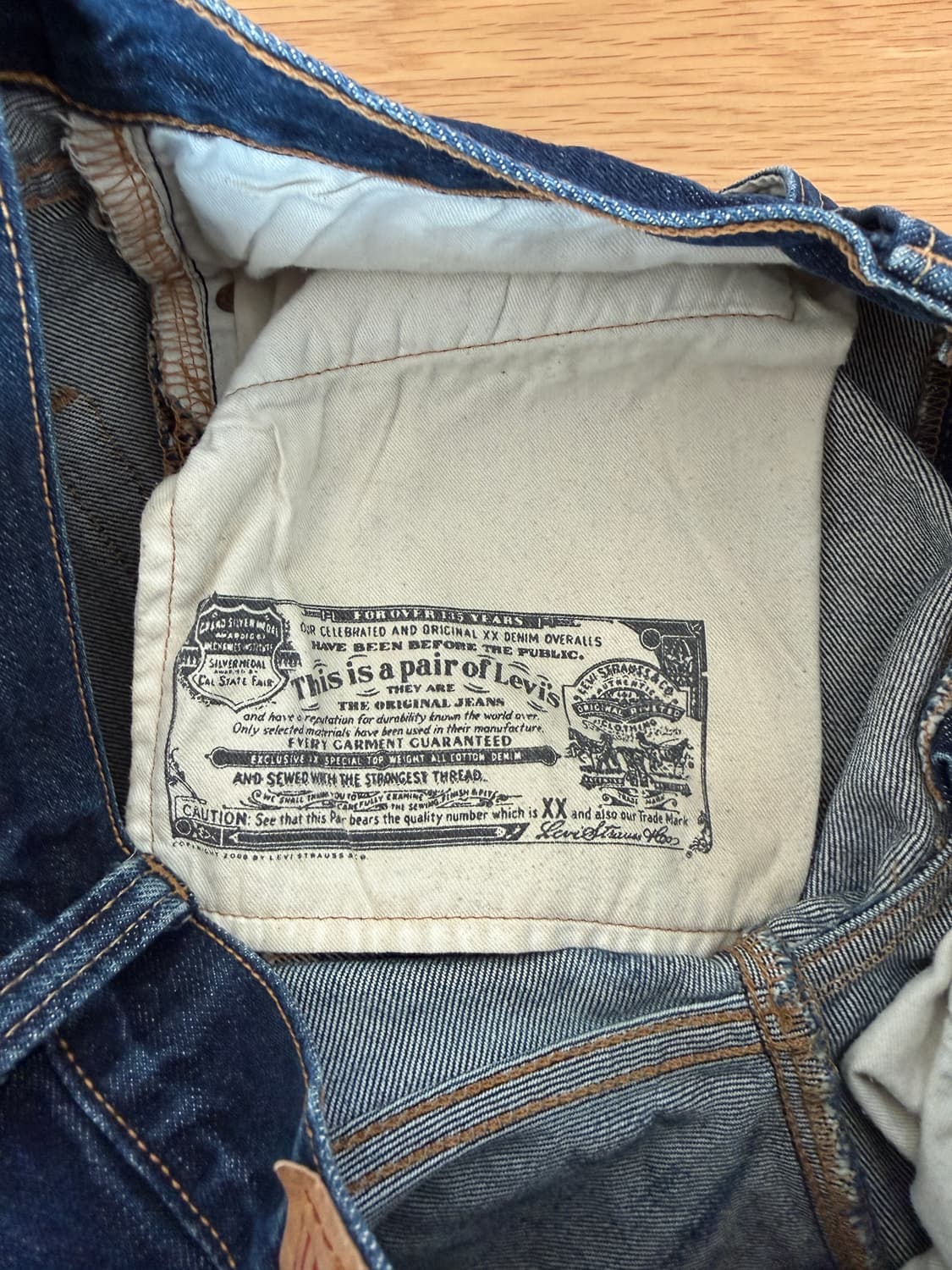 리바이스(Levi's) 501 데님 팬츠 상품이미지8