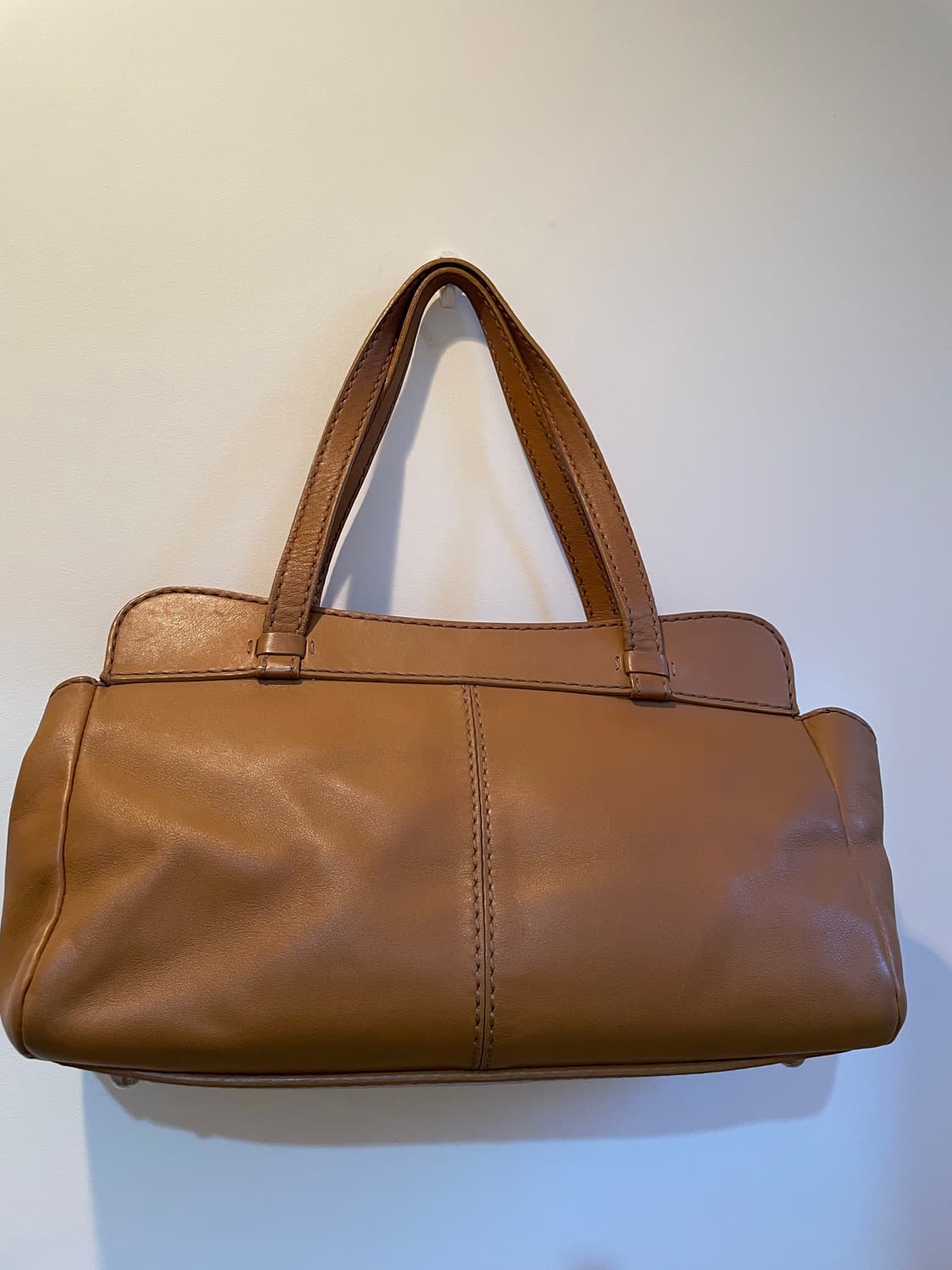 Tod's 토즈 빈티지 가죽 사첼백 토트백 바우레토 (무료배송) 상품이미지2