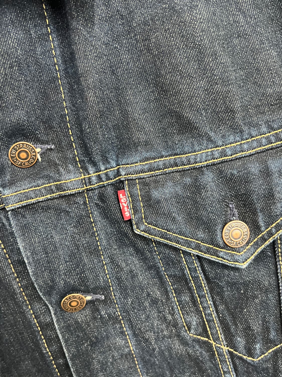 00s Levis 리바이스 70500 생지 트러커 데님 자켓 상품이미지3