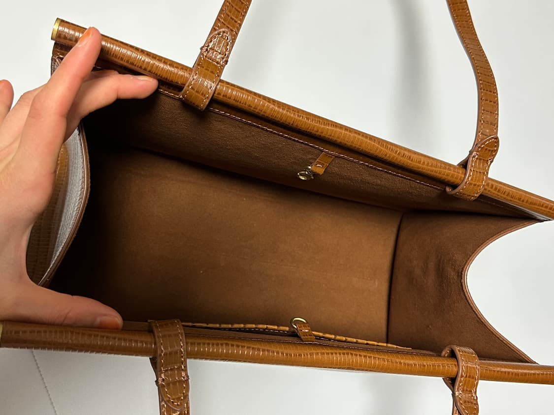 투티에 파라렐백 리자드브라운 상품이미지9