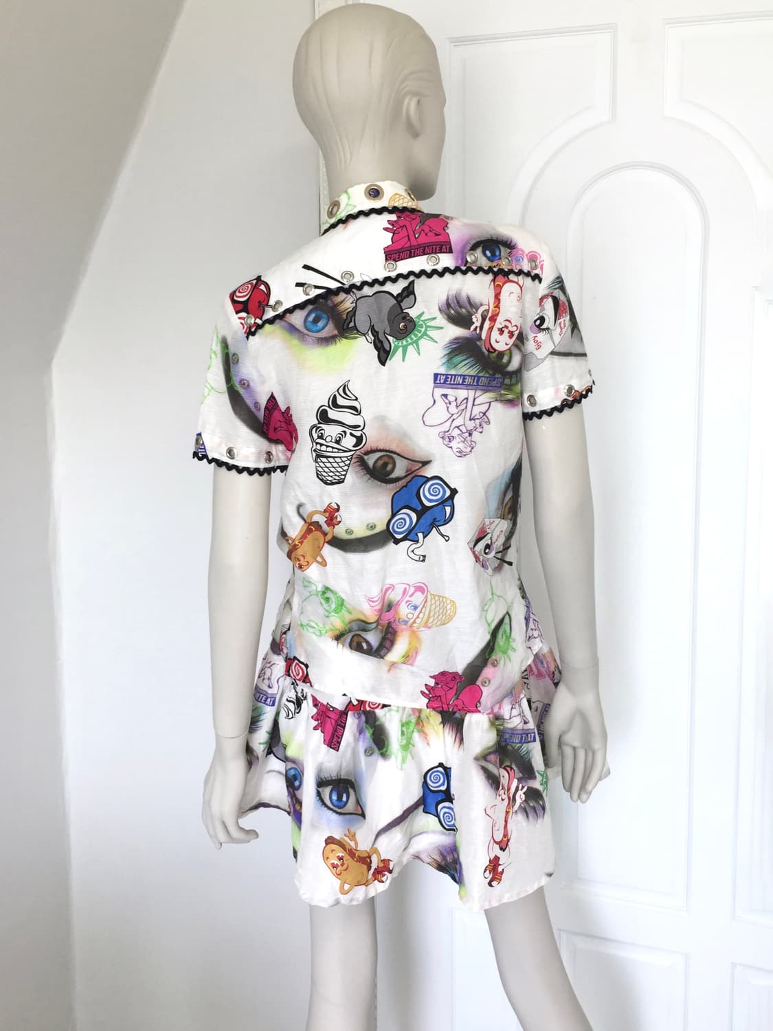 Kenzo Eye print Silk set-up 상품이미지3