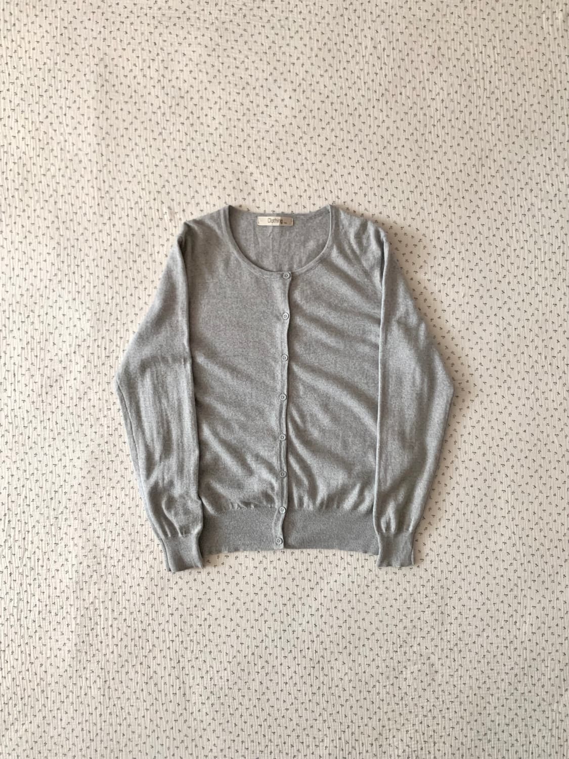빈티지 그레이 기본 가디건 상품이미지1