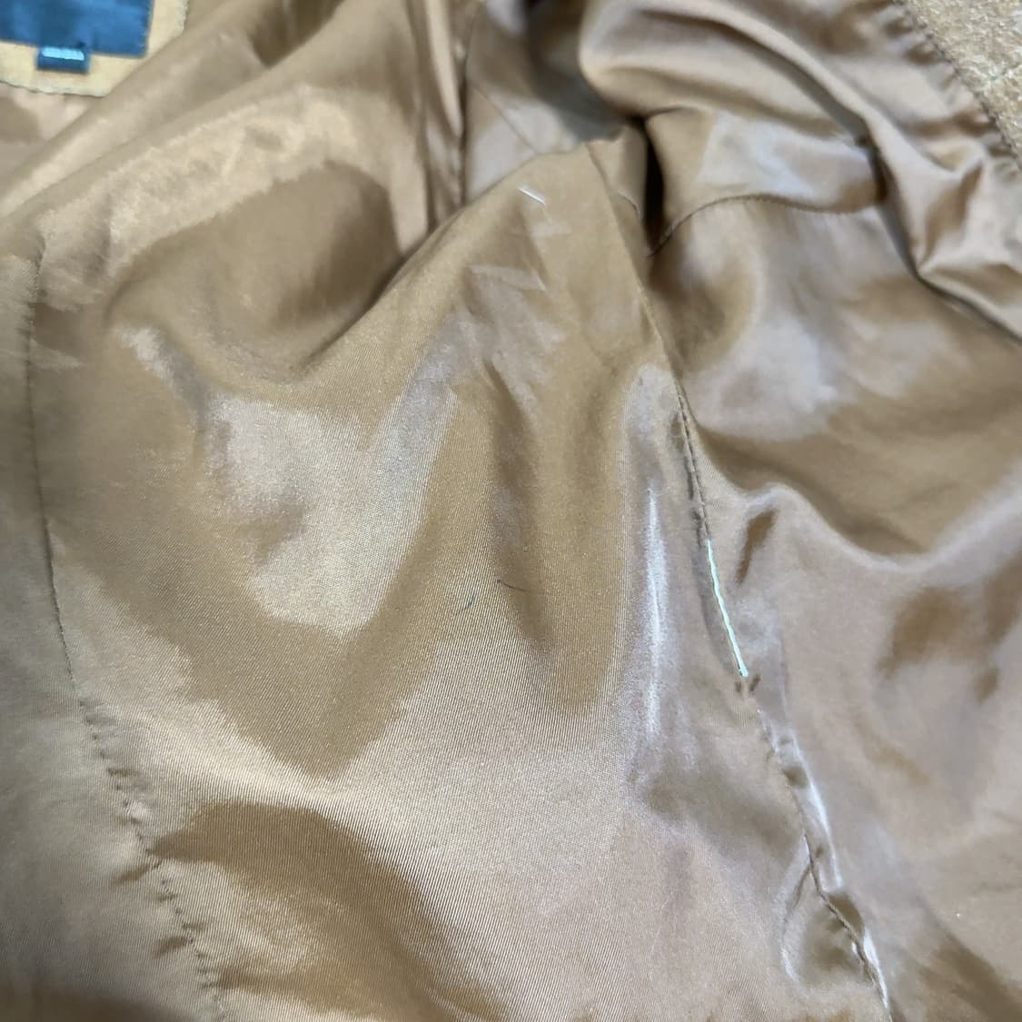 빈티지 veromoda 라이더 포켓 되지가죽자켓 상품이미지7