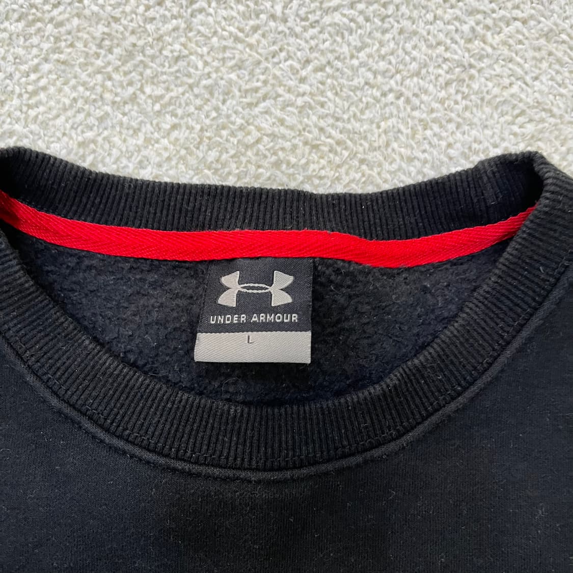L 언더아머 빅로고 맨투맨 0415M 상품이미지2