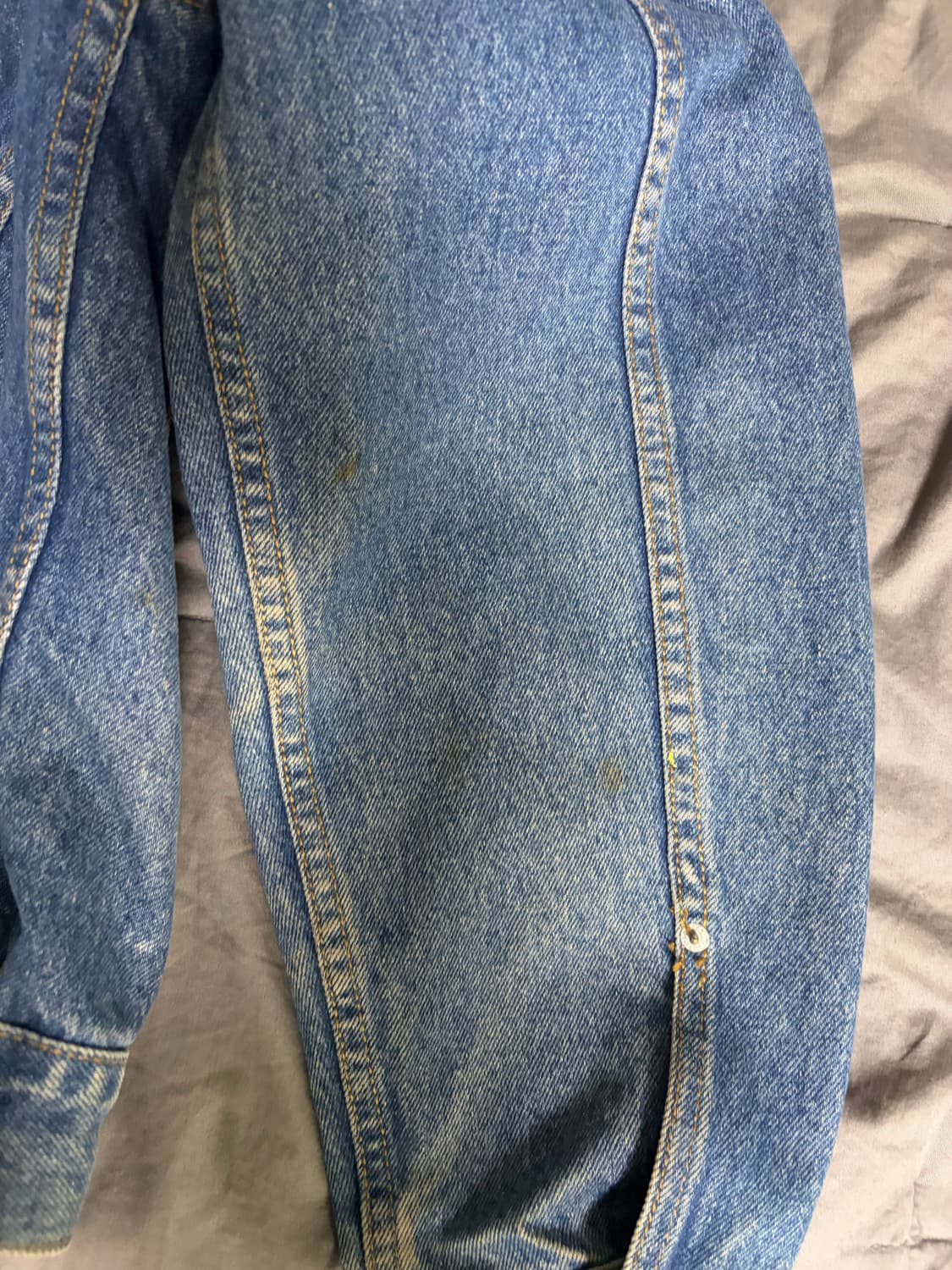 빈티지 타미힐피거 청자켓 xl 상품이미지5