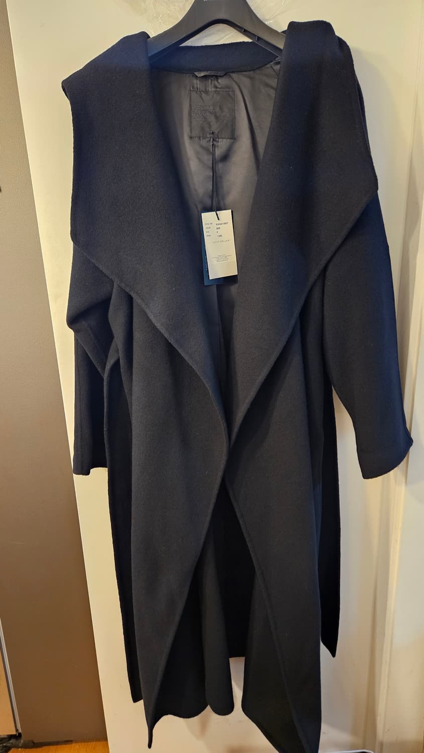 데무(DE MOO) 블랙 여성 코트 새 상품  F 상품이미지2