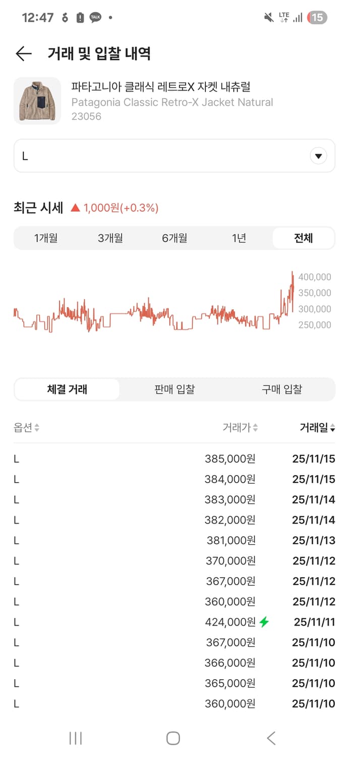 파타고니아 클래식 레트로X 자켓 내츄럴 L 상품이미지9