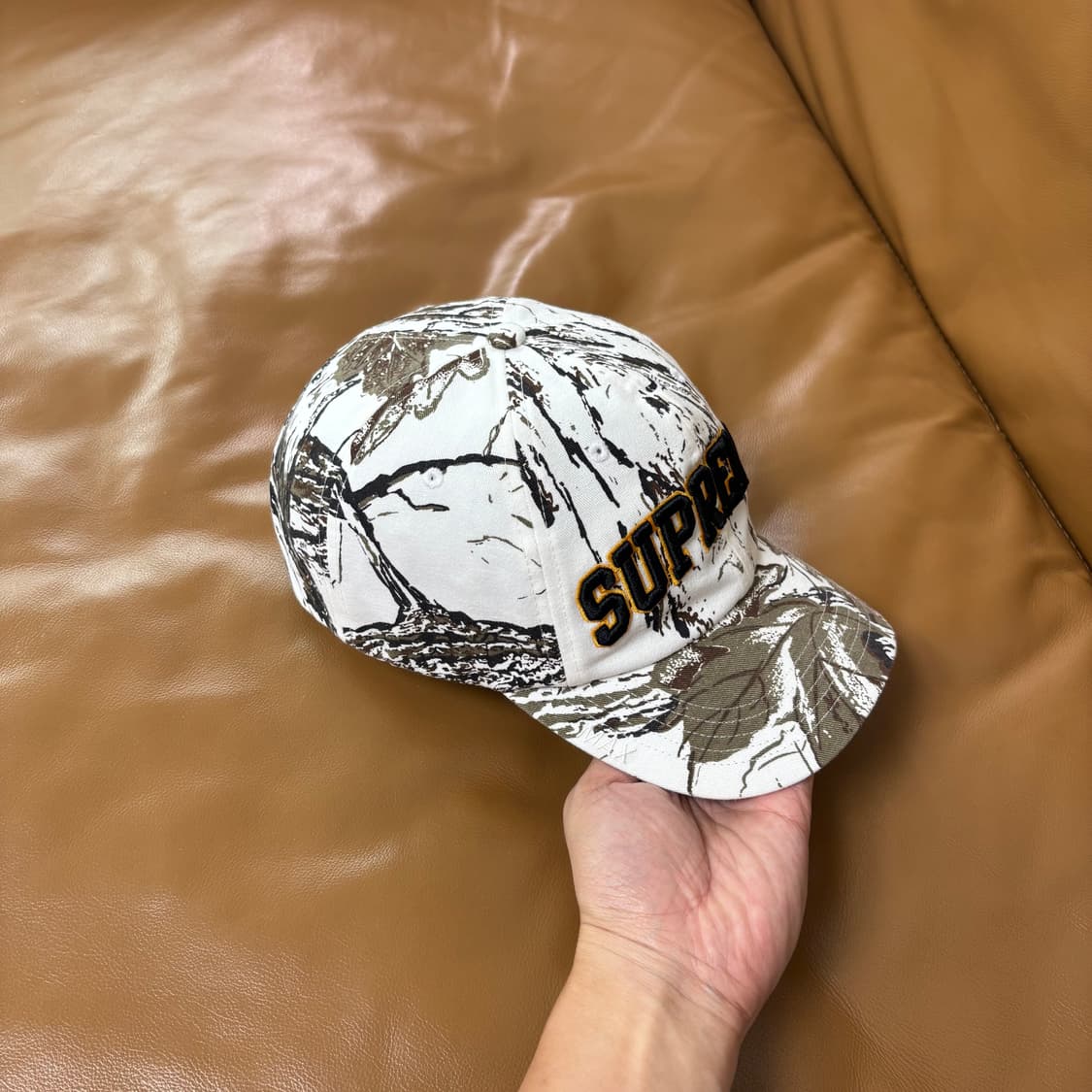 Supreme 슈프림 밀리터리 카모 화이트 6패널 볼캡 모자 (Camo) 상품이미지3