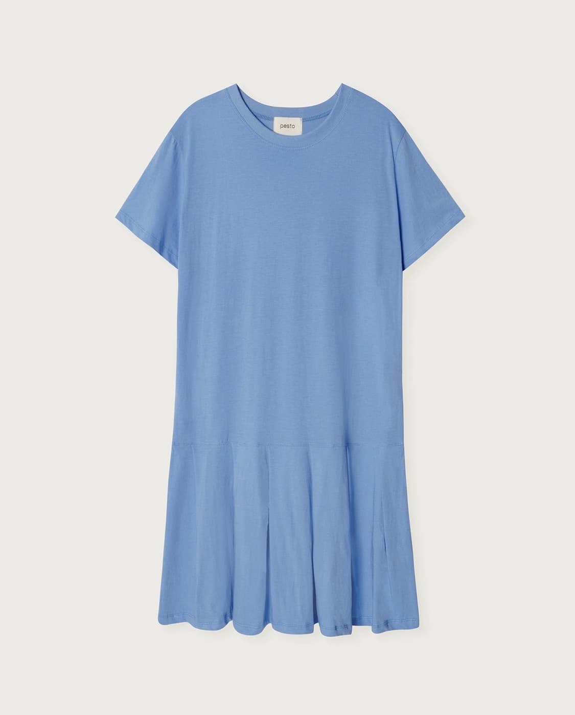 [페스토 PESTO] JERSEY PLEATS DRESS *네이비 상품이미지1