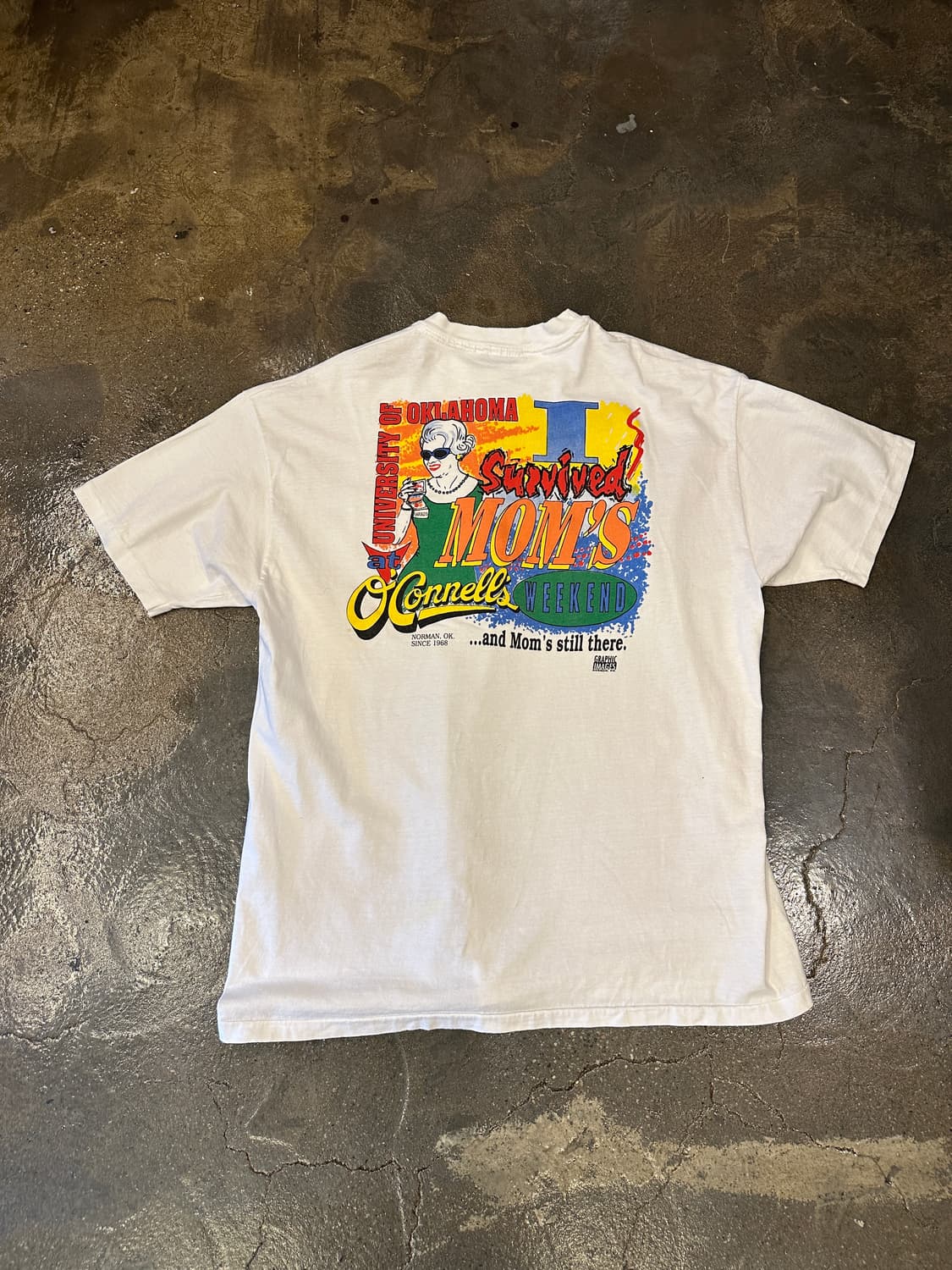 90s Hanes single stitch 헤인즈 그래픽 반팔티 XL 상품이미지1