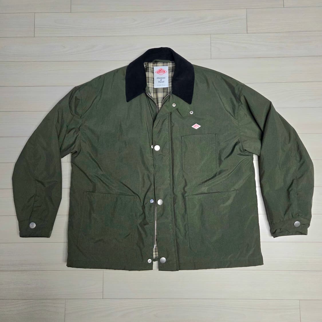 단톤 커버올 워크 자켓 40사이즈 상품이미지1