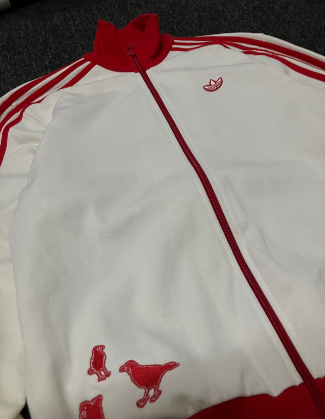 아디다스 도쿄 져지 트랙탑 흰빨 상품이미지2