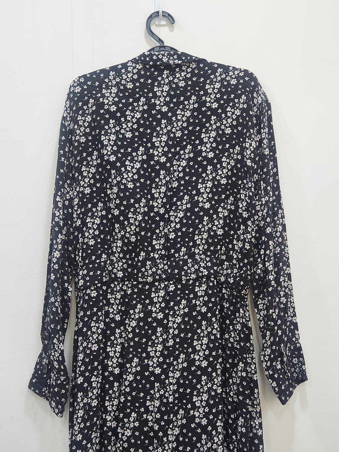 [M] 자라 ZARA 플라워 리본 롱 원피스 M 상품이미지6