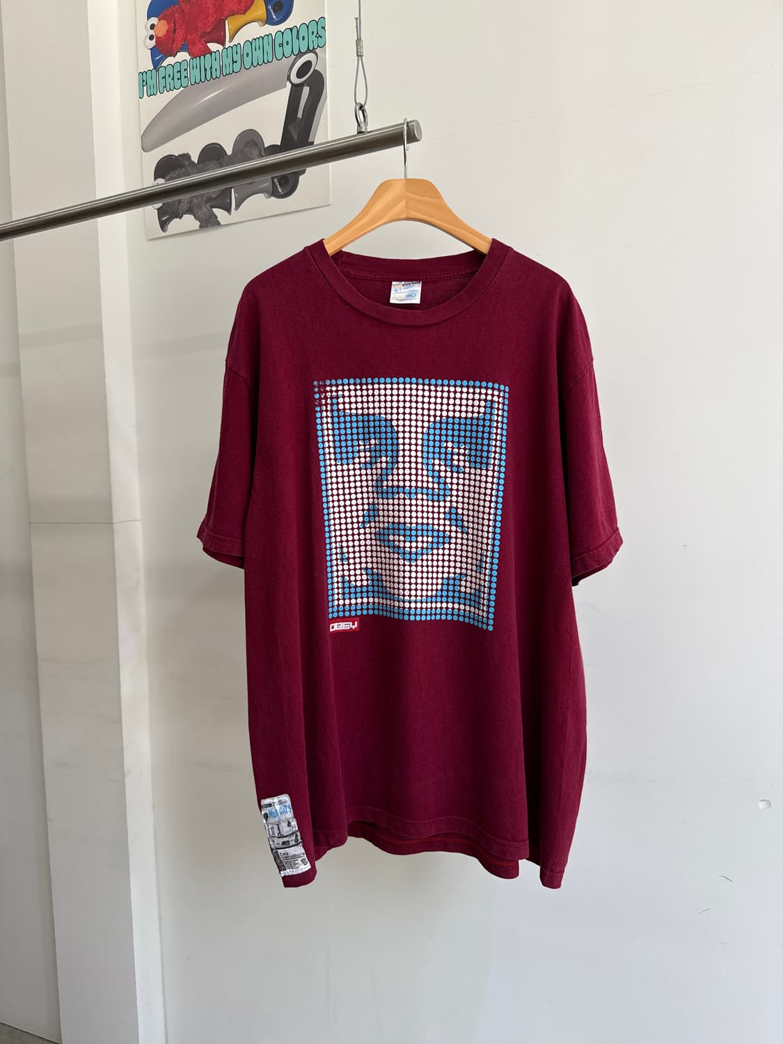 빈티지 OBEY 프린팅 티셔츠  상품이미지1