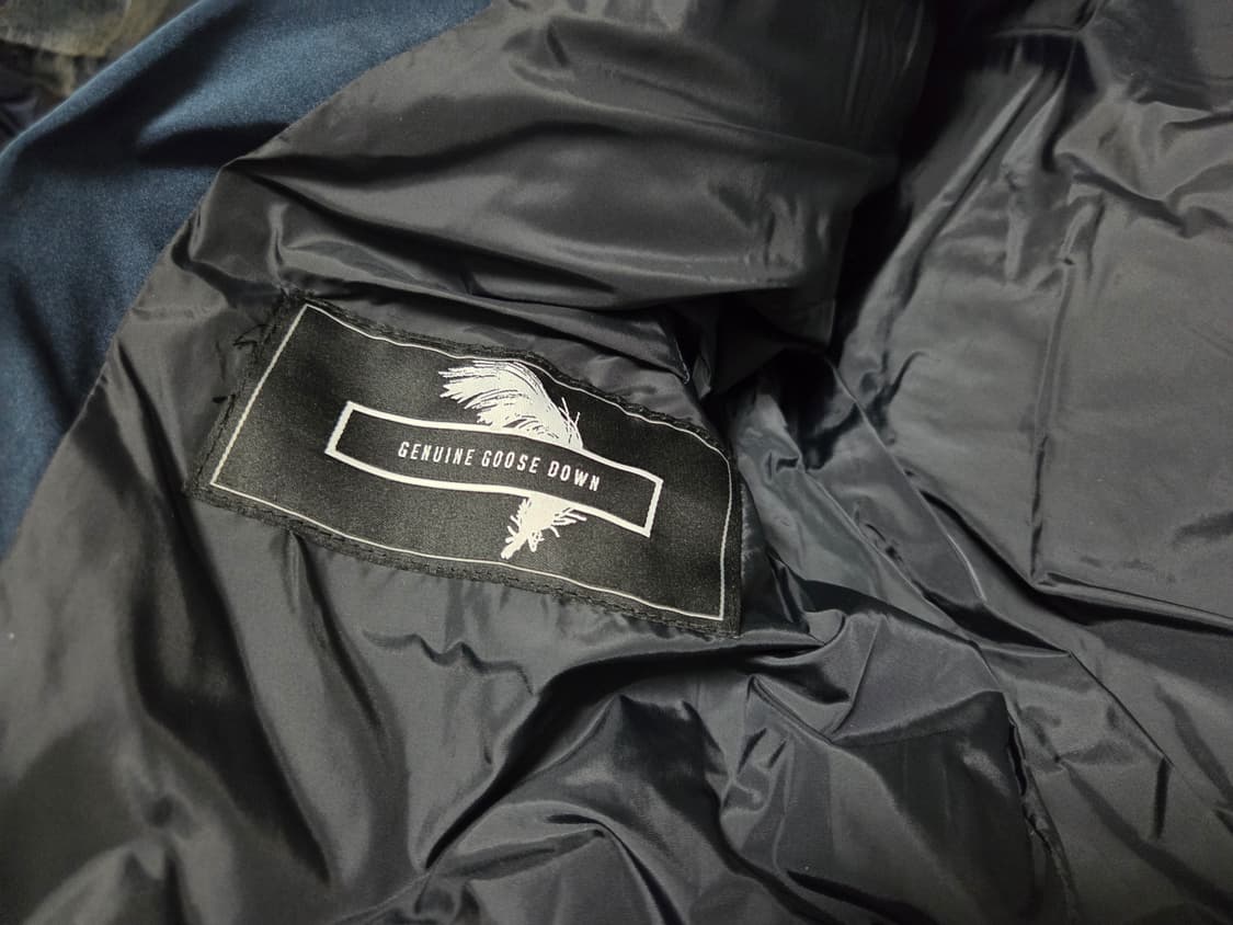 시스템 옴므 양털 너구리퍼 가죽 구스다운 롱패딩 상품이미지4