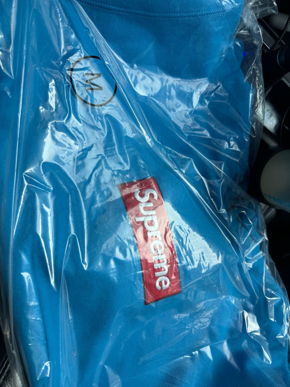 슈프림 박스 로고 후드티 시안 25FW 새상품 판매해요 상품이미지2