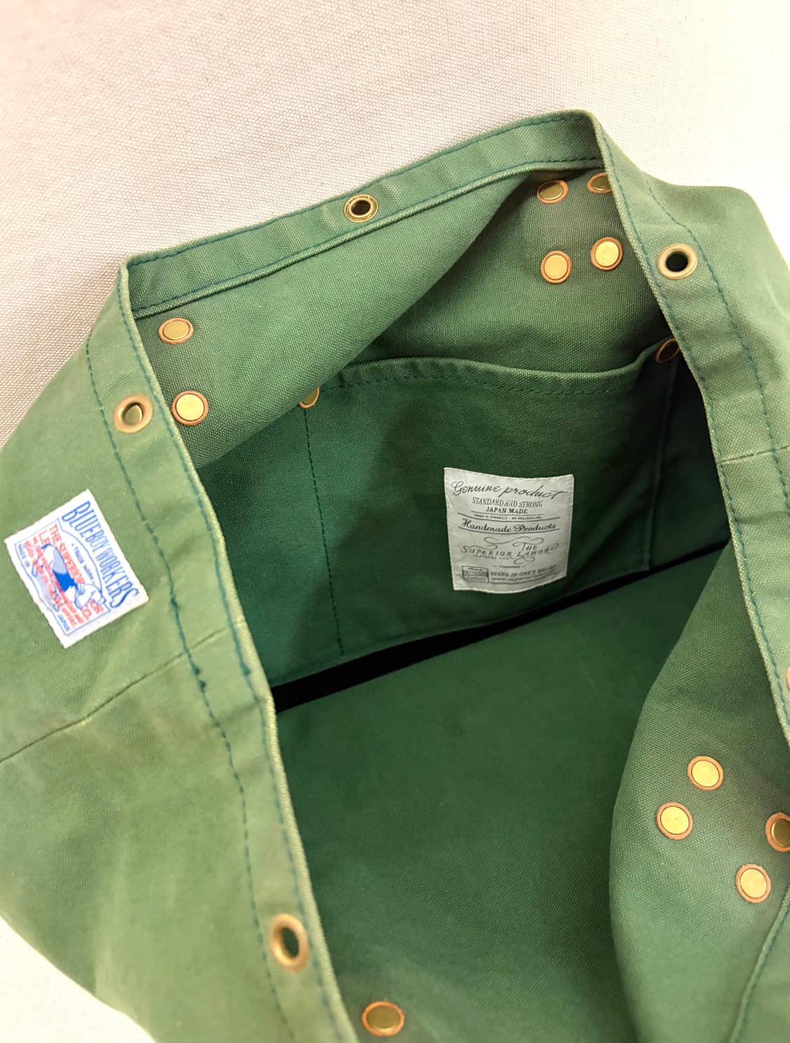 더 슈페리어 레이버(The Superior Labor) 수제 캔버스 토트 상품이미지5