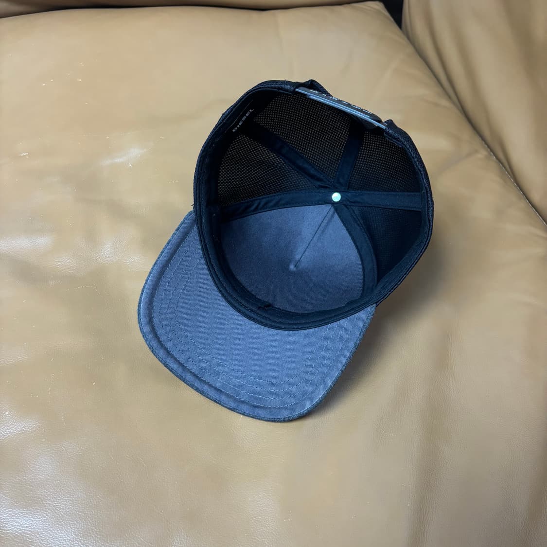 DIESEL 디젤 플라워 블랙 메쉬 6패널 볼캡 모자 (Black) 상품이미지6