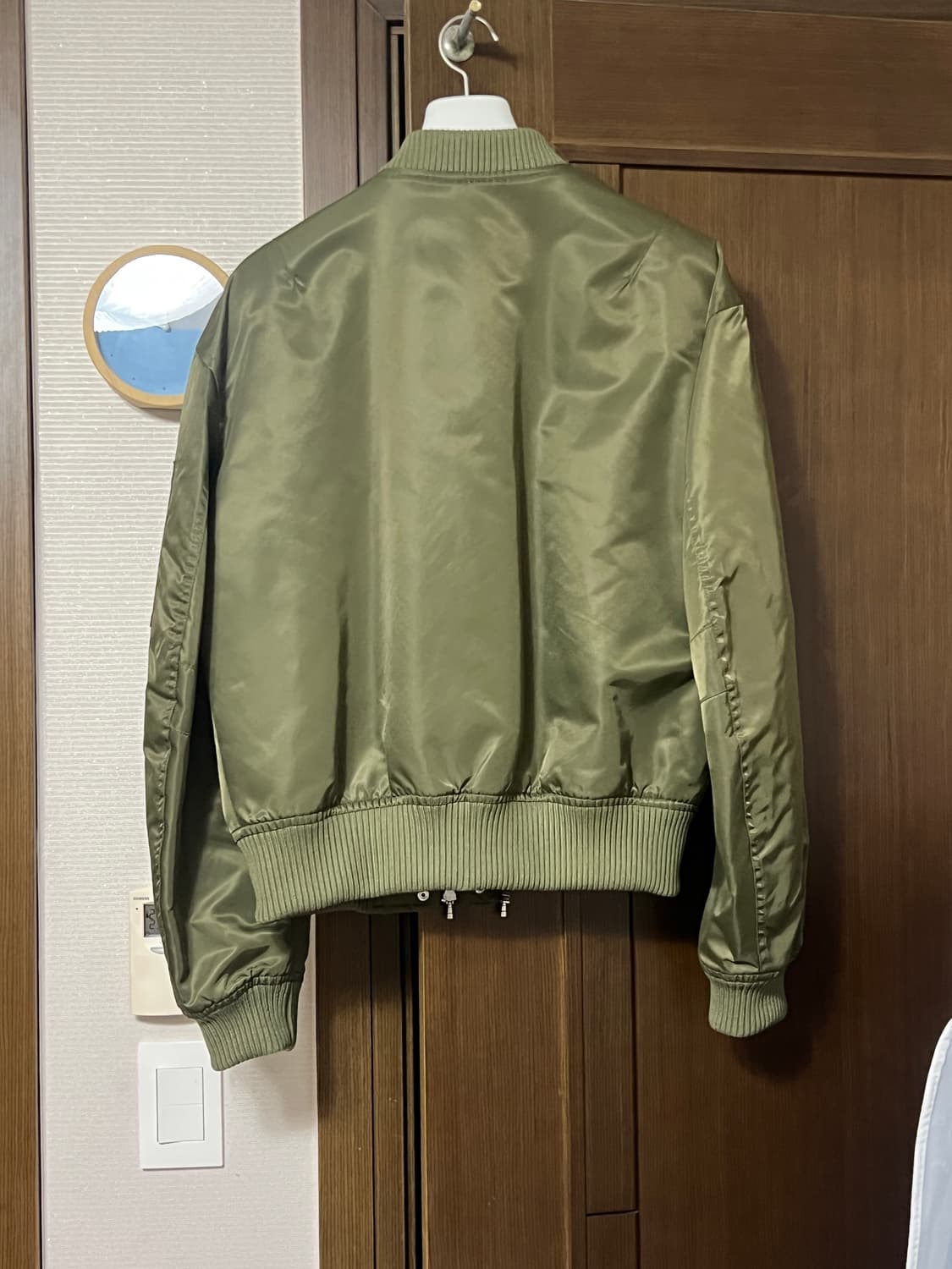 Stu 더블 쇼트 봄버 자켓 카키 M 상품이미지4