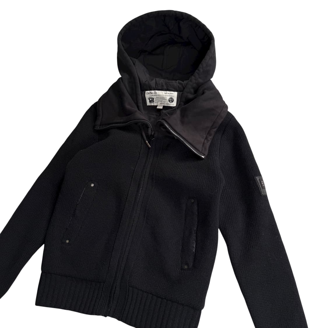 디젤 후드 니트 집업 상품이미지2